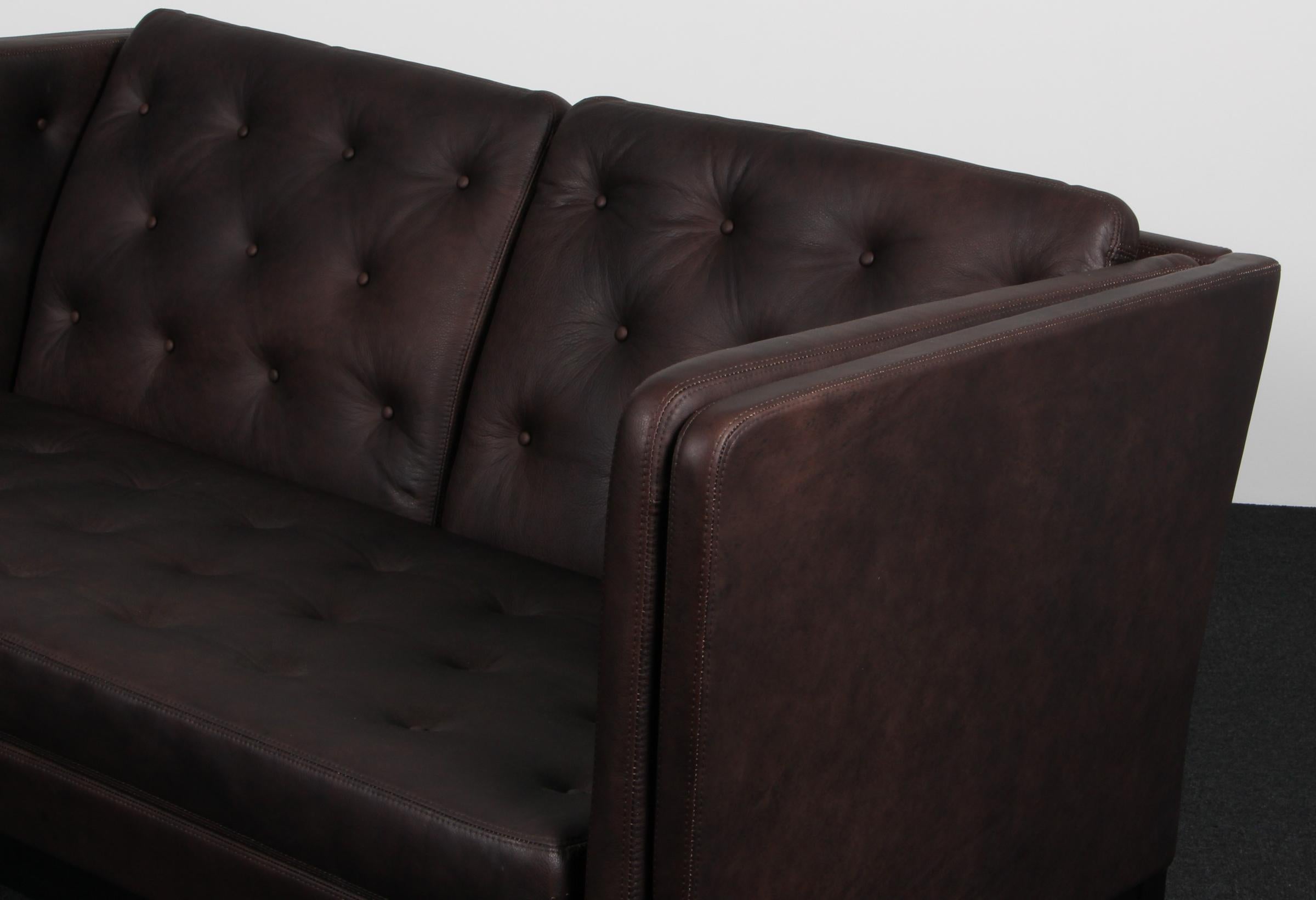 Danish Erik Jørgensen Two-Seat Sofa For Sale