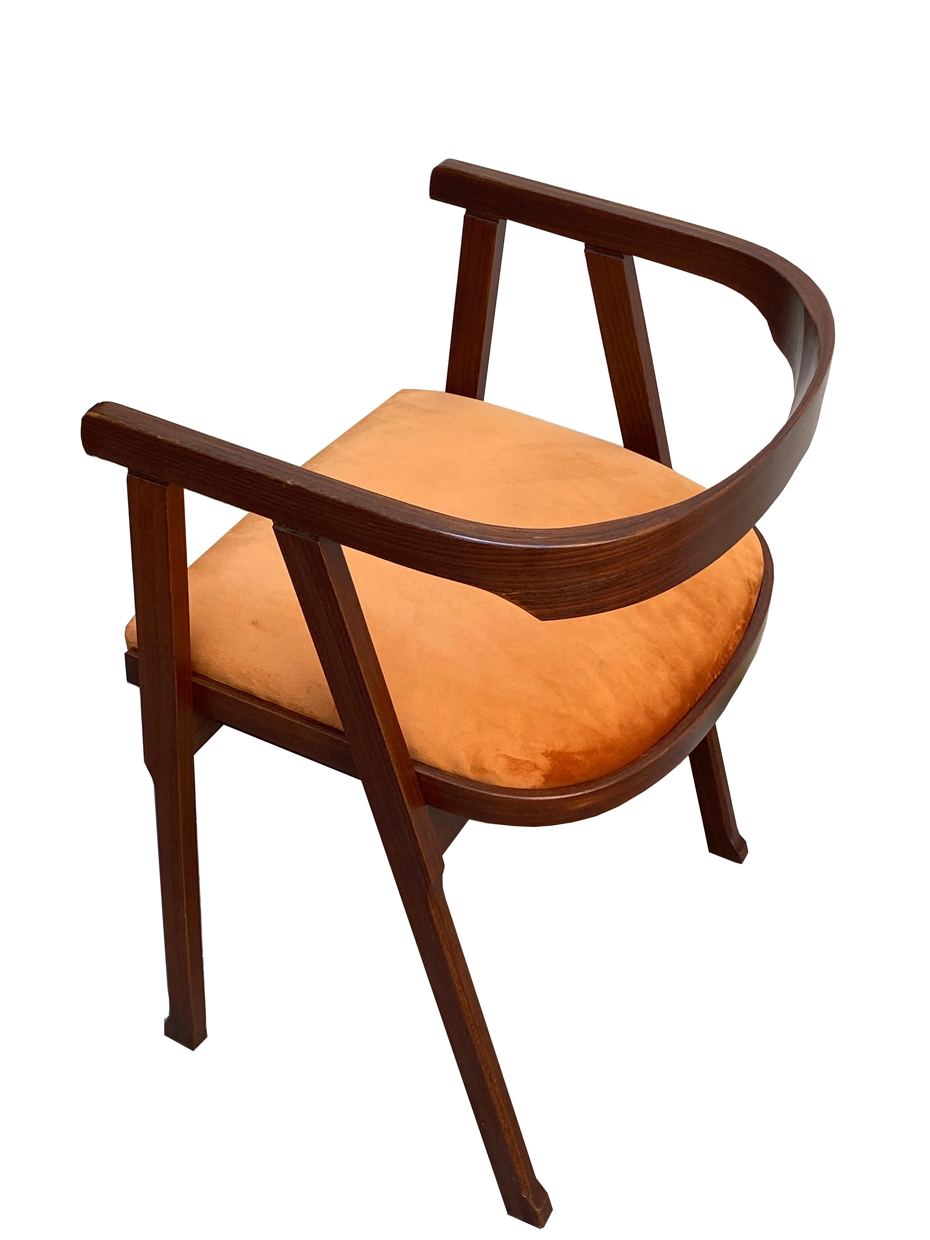 Erik Kierkegaard Style Dining Chairs, Set of 6, Denmark 1960s In Good Condition In Naples, IT