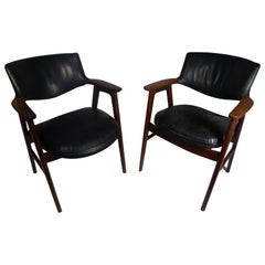 Erik Kirkegaard Armchairs by Fremstilled Mobelfabriken, Denmark