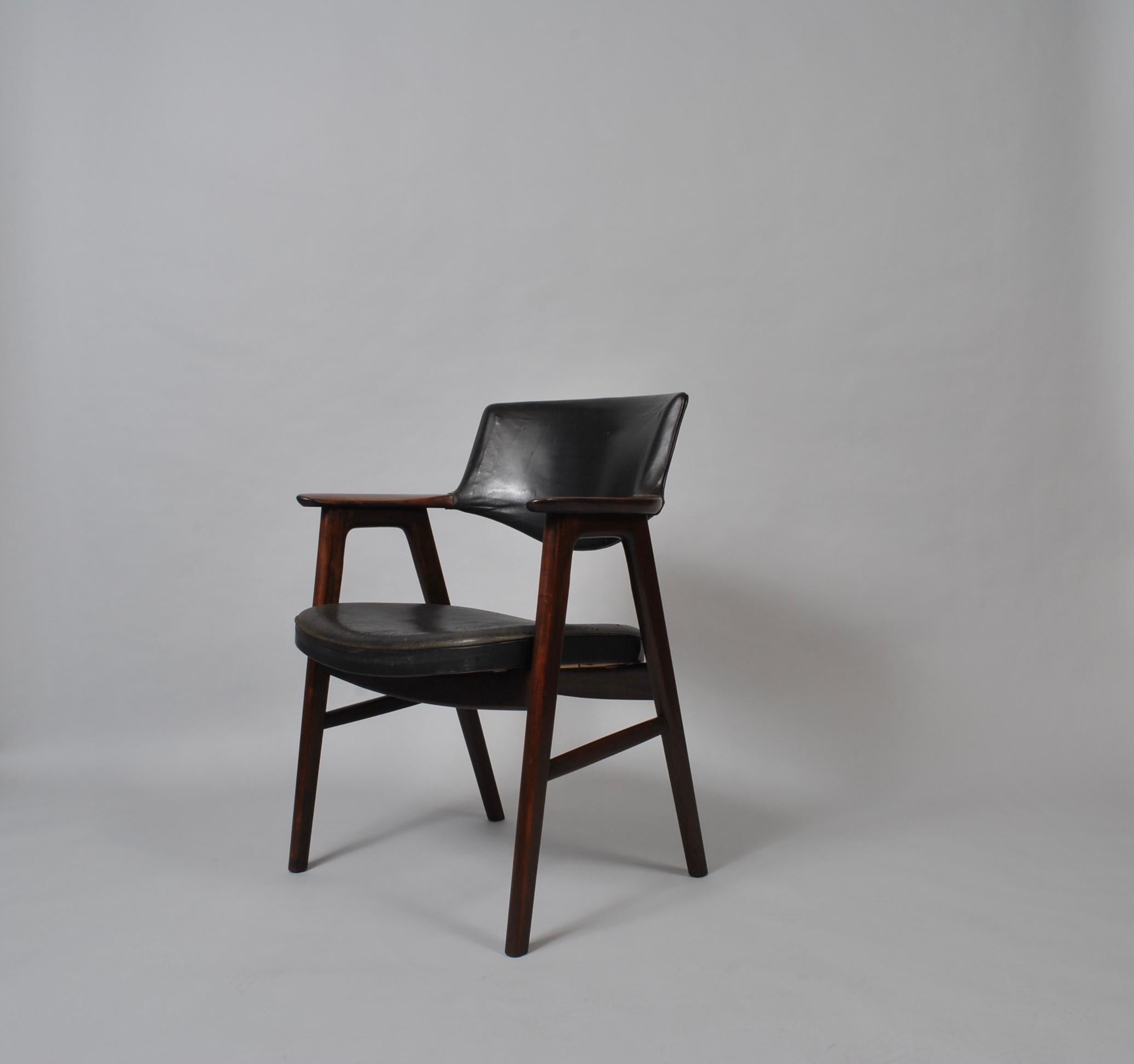 Erik Kirkegaard Chair, Midcentury Danish In Good Condition In London, GB