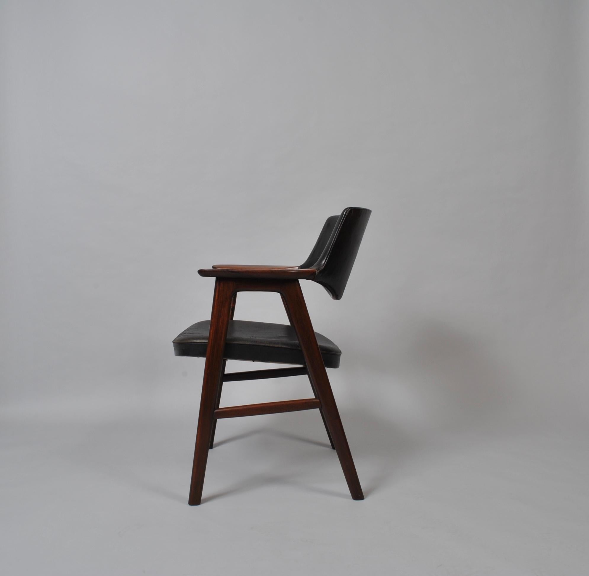 20th Century Erik Kirkegaard Chair, Midcentury Danish