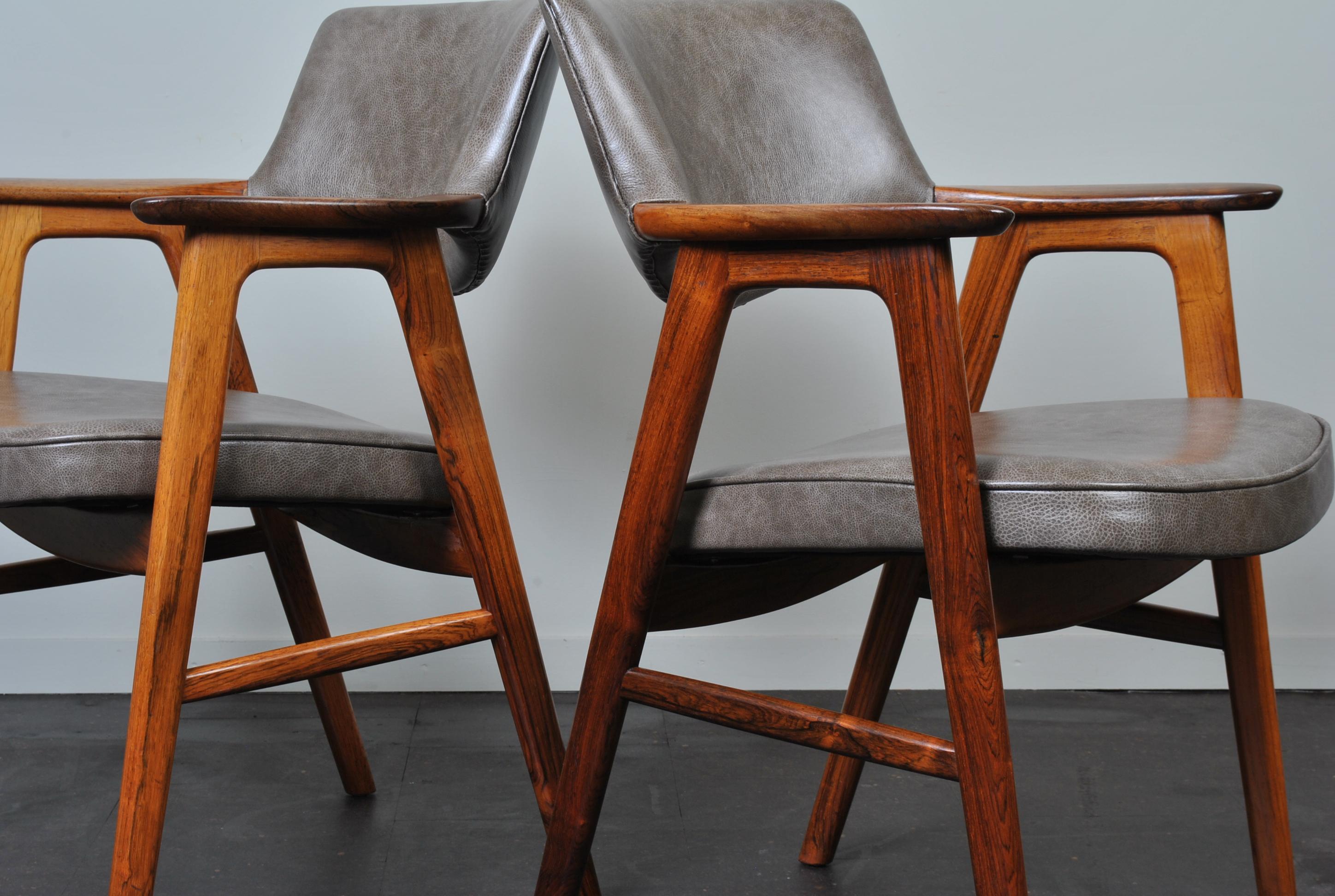 Erik Kirkegaard Leather Desk Chair 5