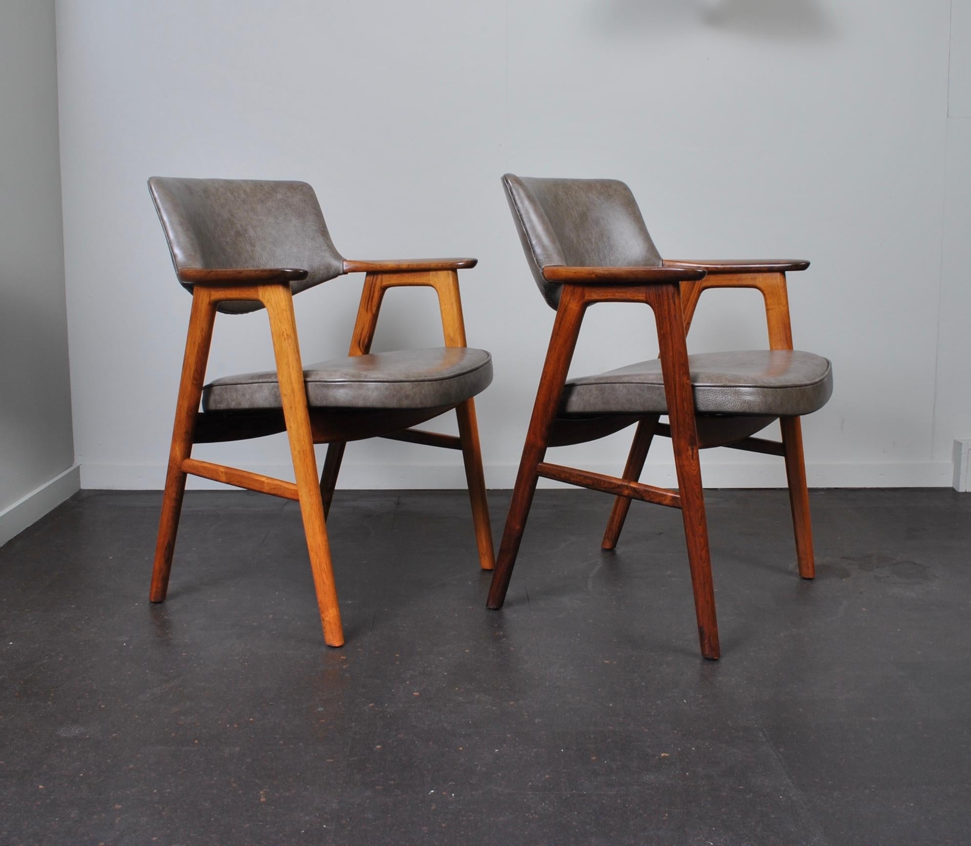 Erik Kirkegaard Leather Desk Chair 6