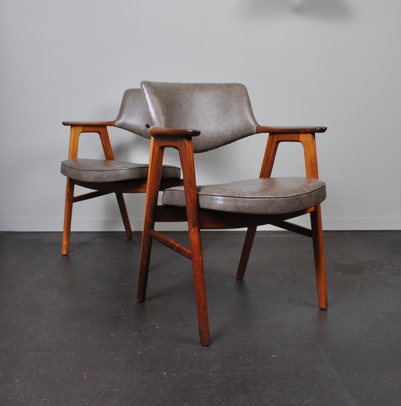 Erik Kirkegaard Leather Desk Chair 2