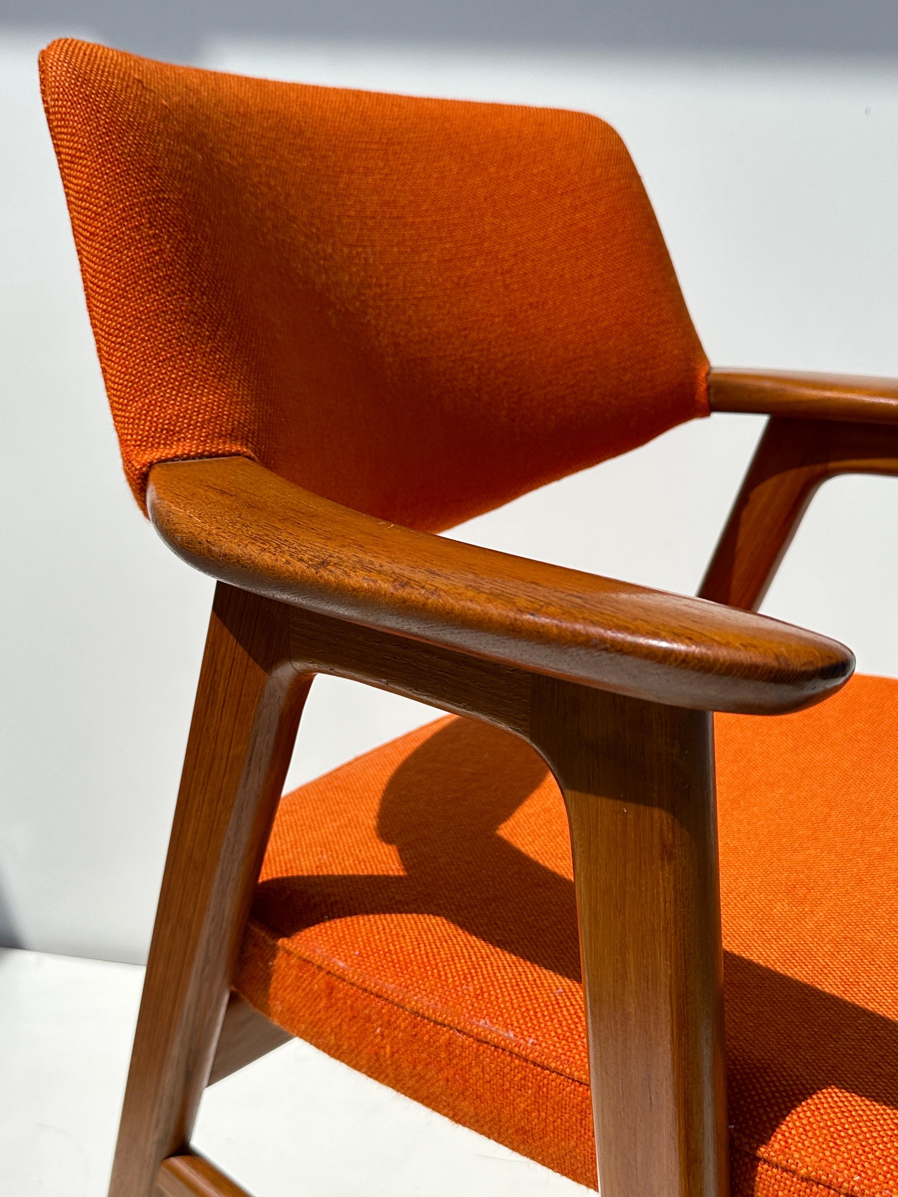 Fauteuil en teck Erik Kirkegaard en vente 1