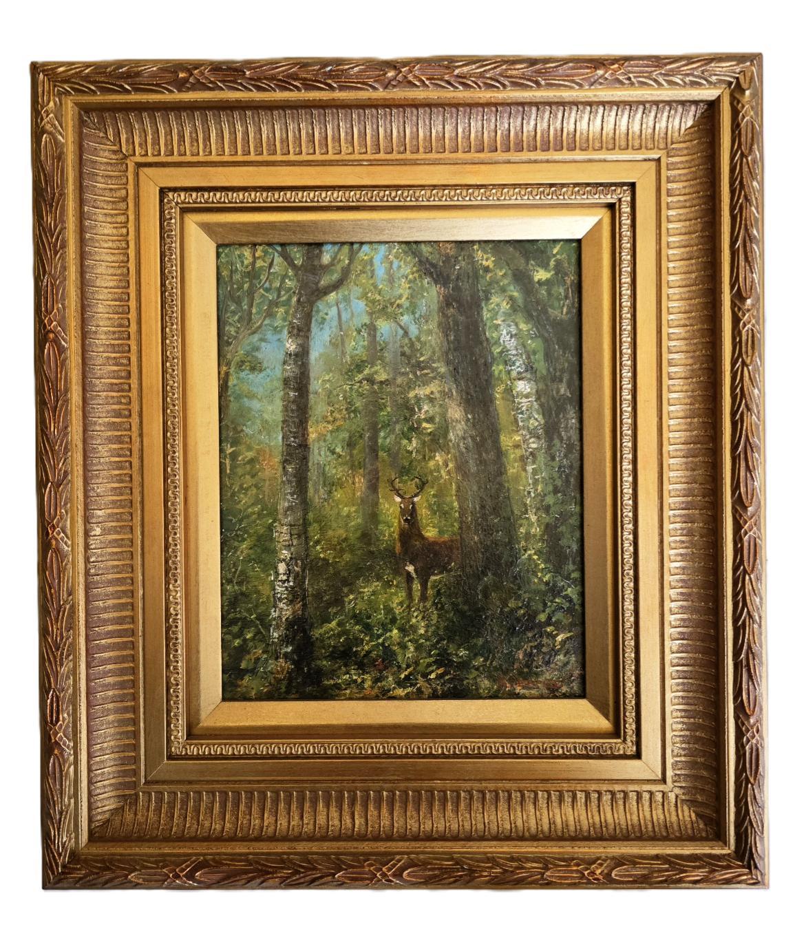 Erik Koeppel Landscape Painting - Forest Sentinel