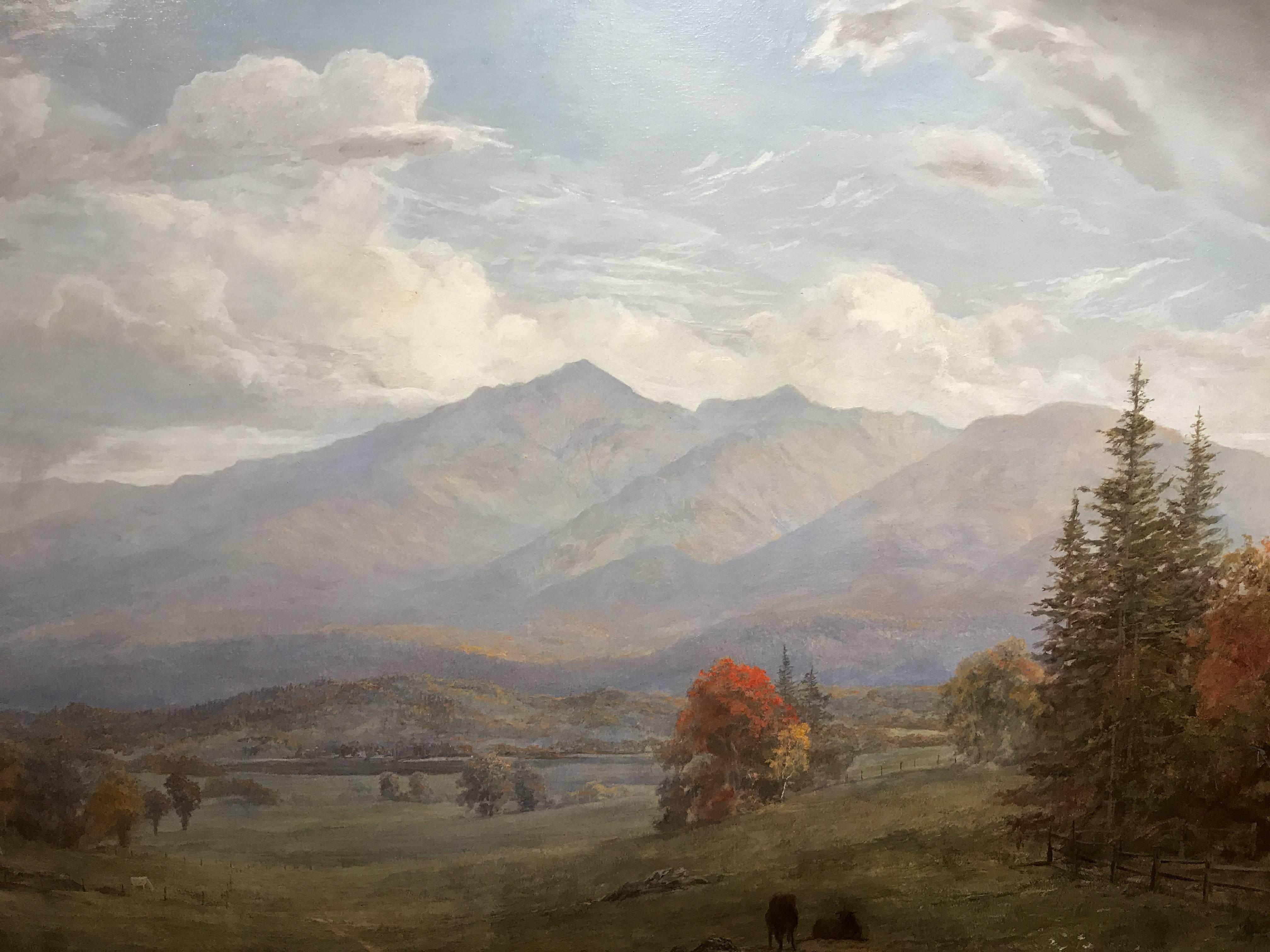 Mt. Lafayette aus Sugar Hill, NH (Realismus), Painting, von Erik Koeppel