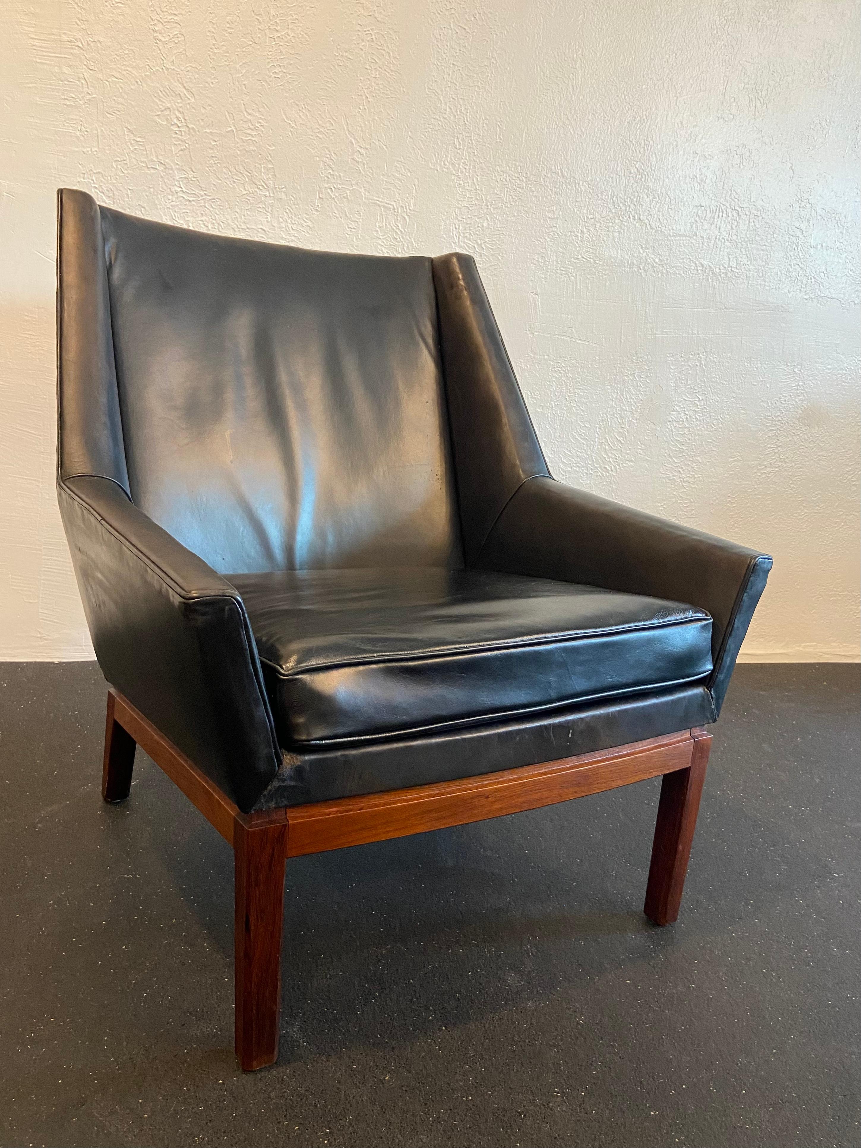 Mid-Century Modern Erik Kolling Andersen for Peder Pedersen Easy Chair For Sale