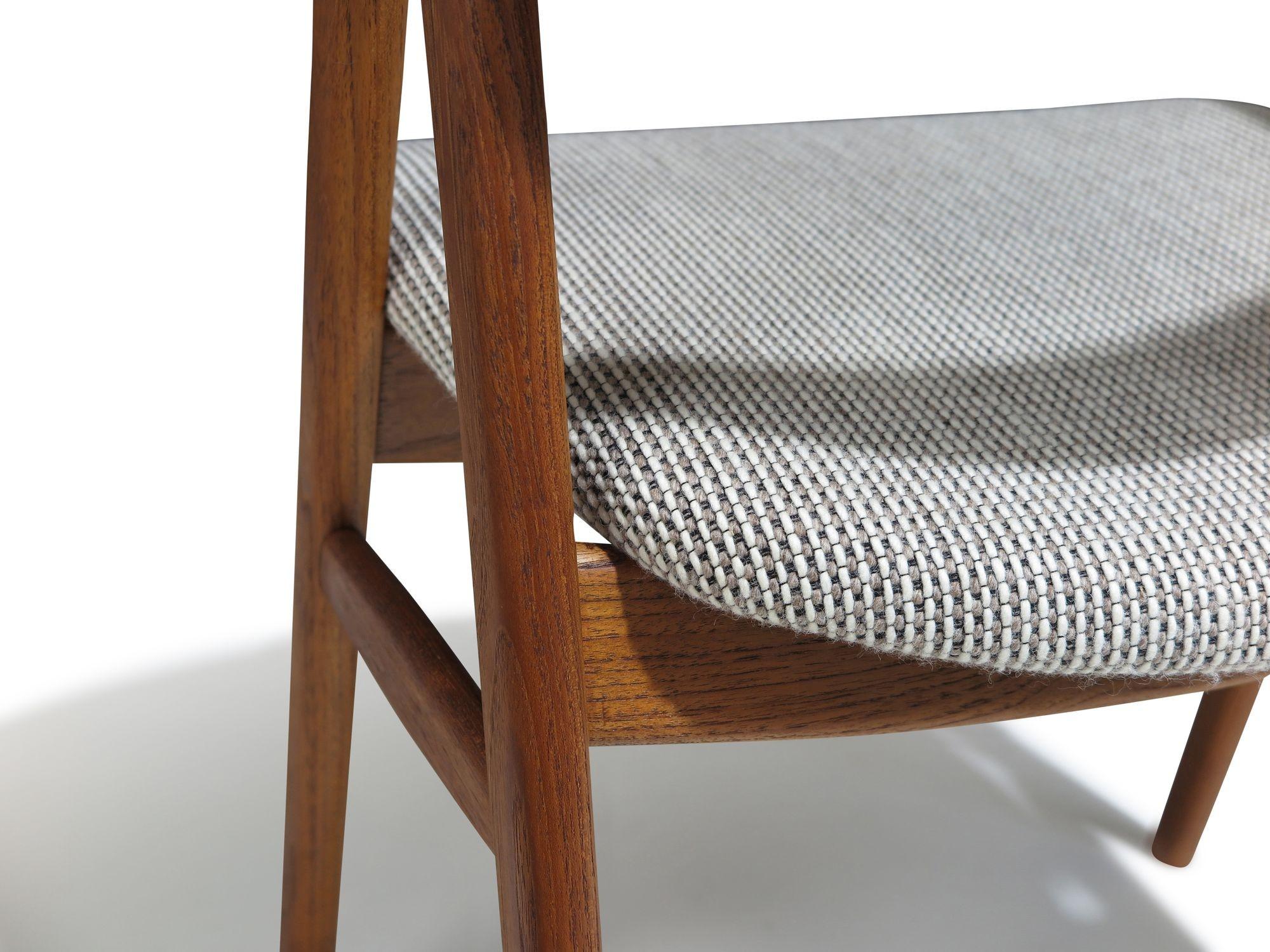 Erik Krikegaard Danish Teak Dining Chairs , 4 Available For Sale 5