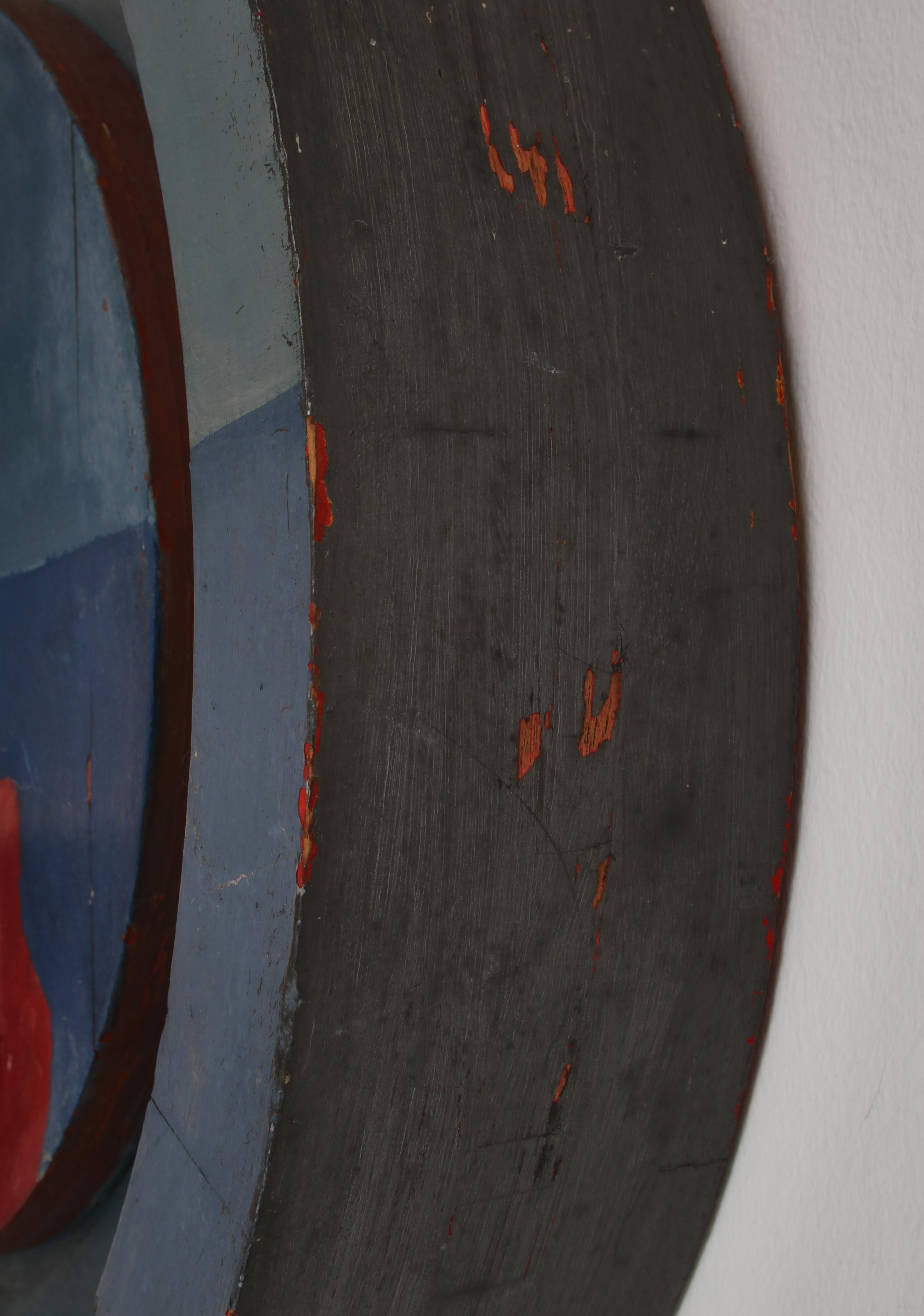 Erik Lagoni Jakobsen Unico oggetto da parete in legno dipinto, Danimarca, 1968 in vendita 1