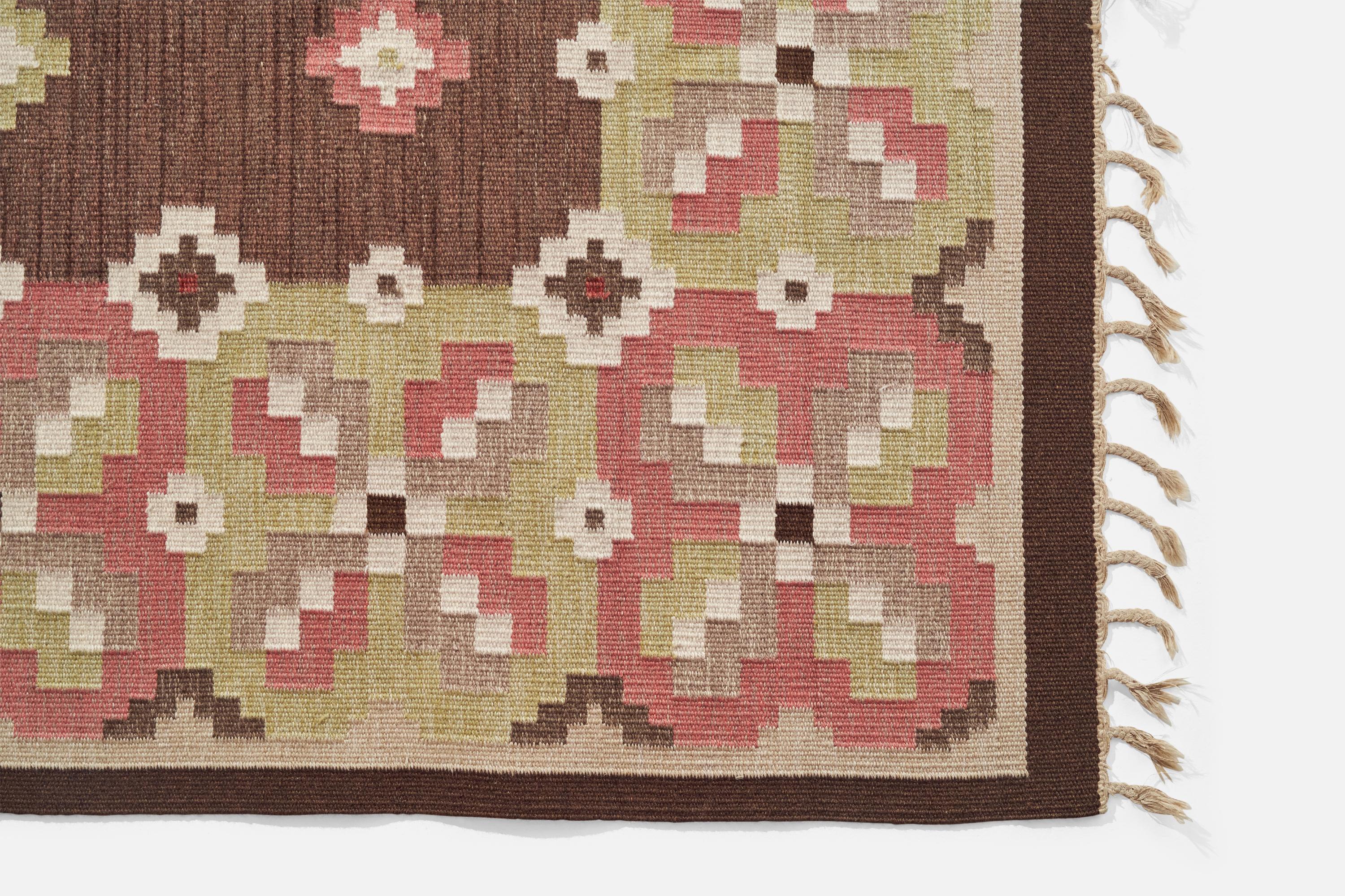 Swedish Erik Lundberg, Carpet, Wool, Sweden, 1950s For Sale