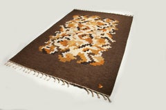 Erik Lundberg "Korall" Flat-Weave Rug, Sweden, 1960s