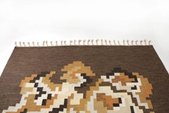 Erik Lundberg Large "Korall" Flat-Weave Rug, Sweden, 1960s - 302cm x 200cm