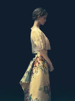 Milkmaid 2 from 'The Garden' - Erik Madigan Heck, Model, Fashion, Dress, Flowers