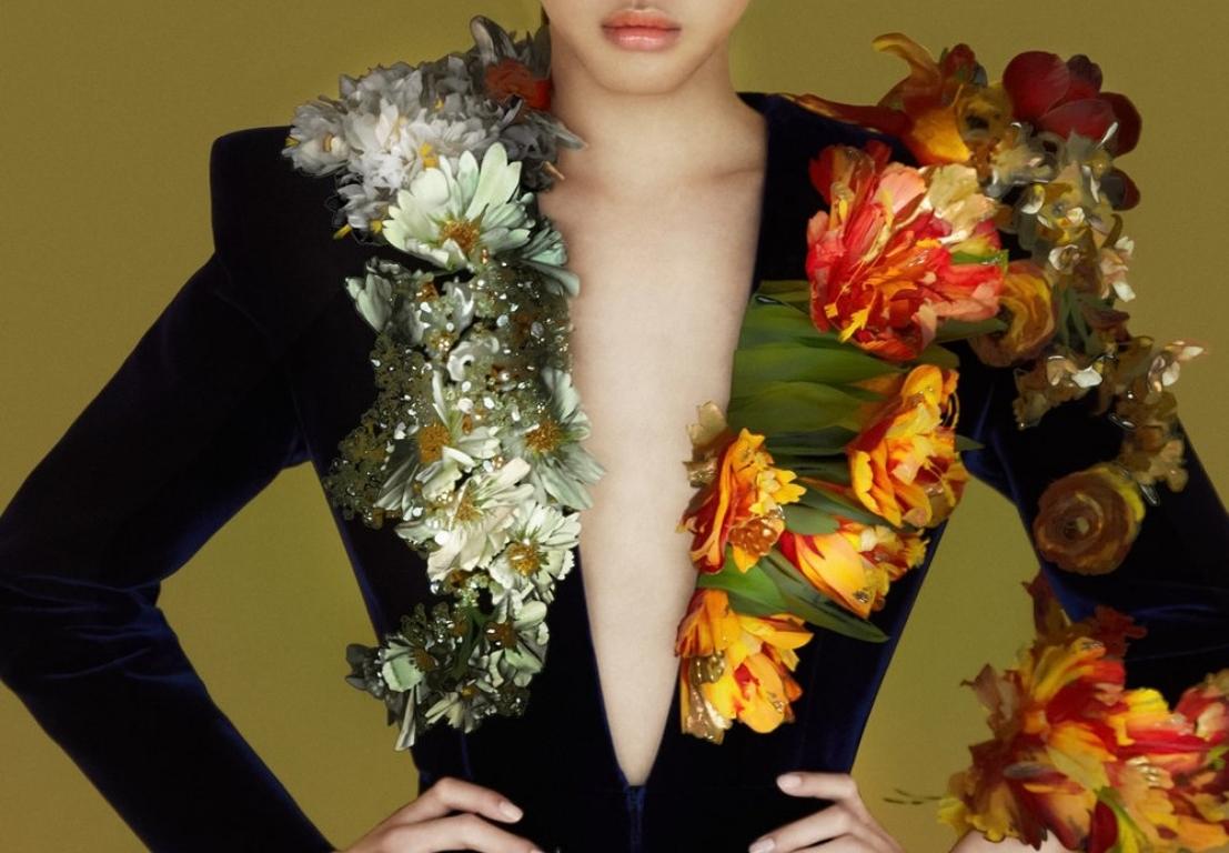 Not titled yet, 2022 – Erik Madigan Heck, Fashion, Dress, Human, Flowers, Art For Sale 3
