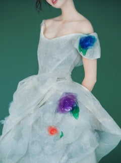 Harper’s Bazaar Green, 2023 – Erik Madigan Heck, Fashion, Dress, Flowers, Art
