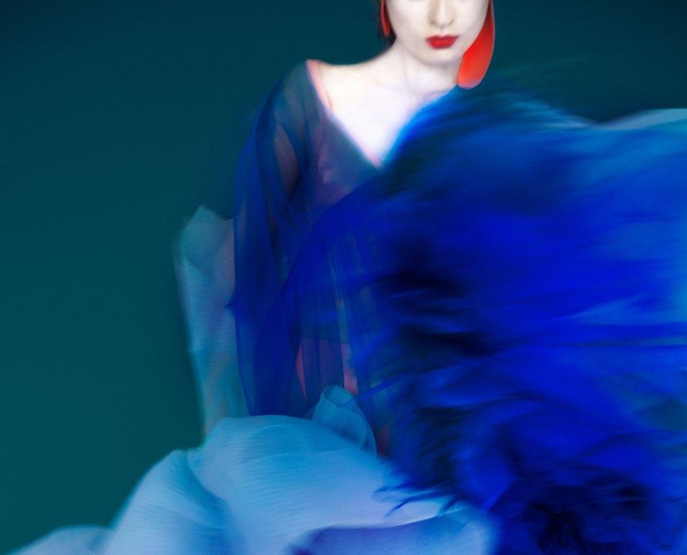 Harper’s Bazaar Blue, 2023 – Erik Madigan Heck, Fashion, Human, Art, Dress For Sale 1