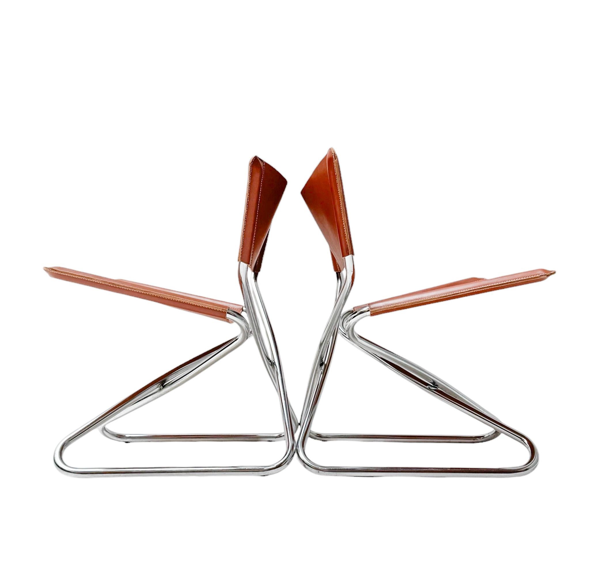 Erik Magnussen Pair of Z Down Lounge Chairs for Torben Ørskov Denmark, 1960s For Sale 3