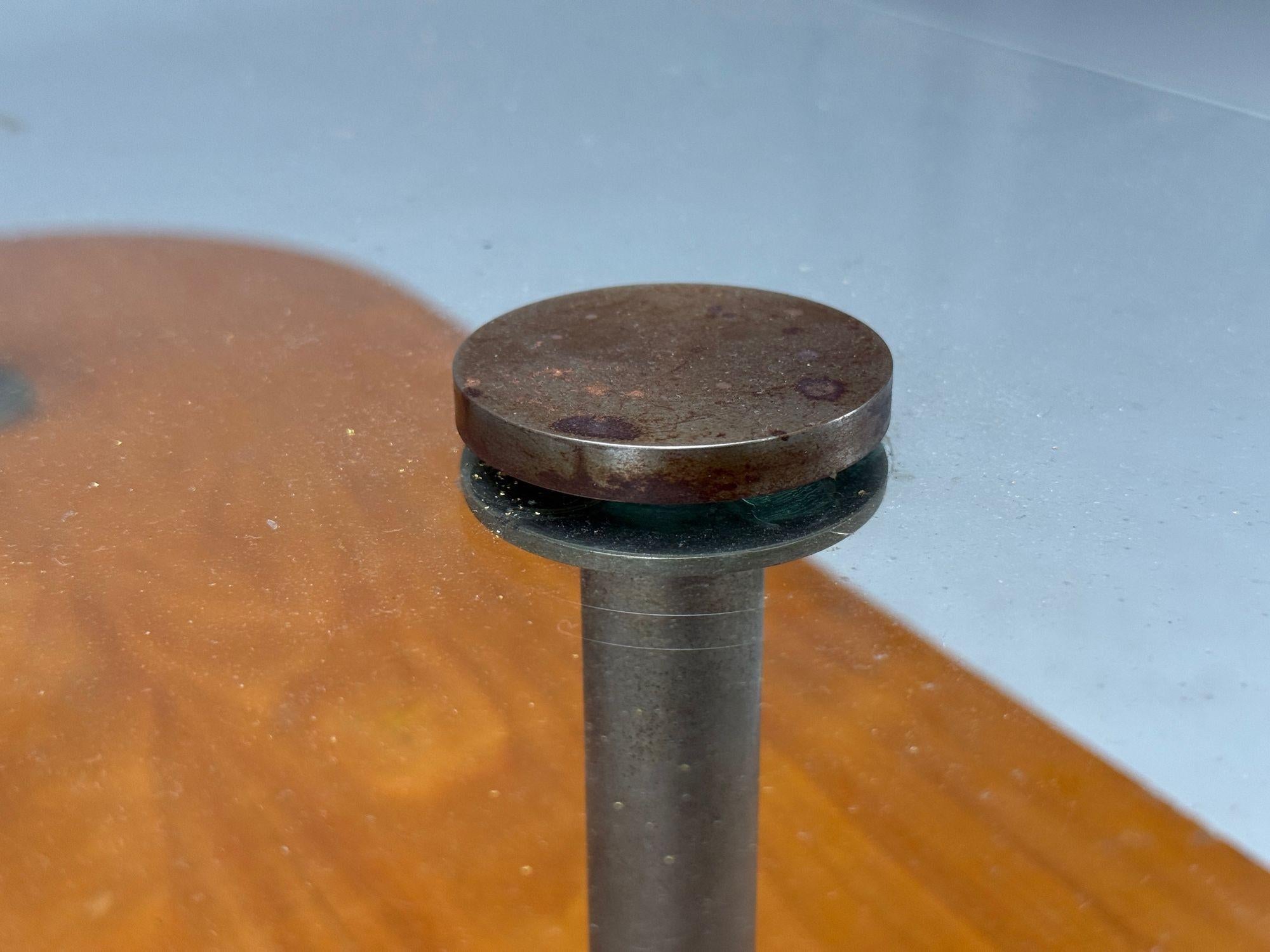 Erik Mattsson, Art Deco, Marquetry, Glass, Rare Bar Cart, Sweden c. 1939 For Sale 9