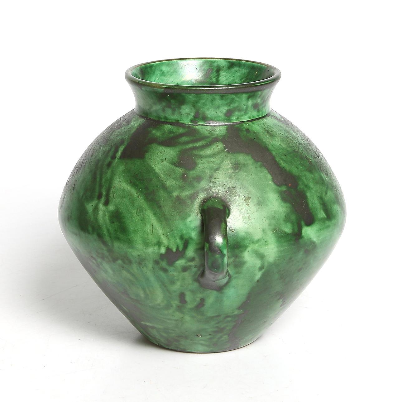 Erik Mornils Keramikvase - Nittsjö, Schweden - Art Deco 1930er Jahre (Skandinavische Moderne) im Angebot