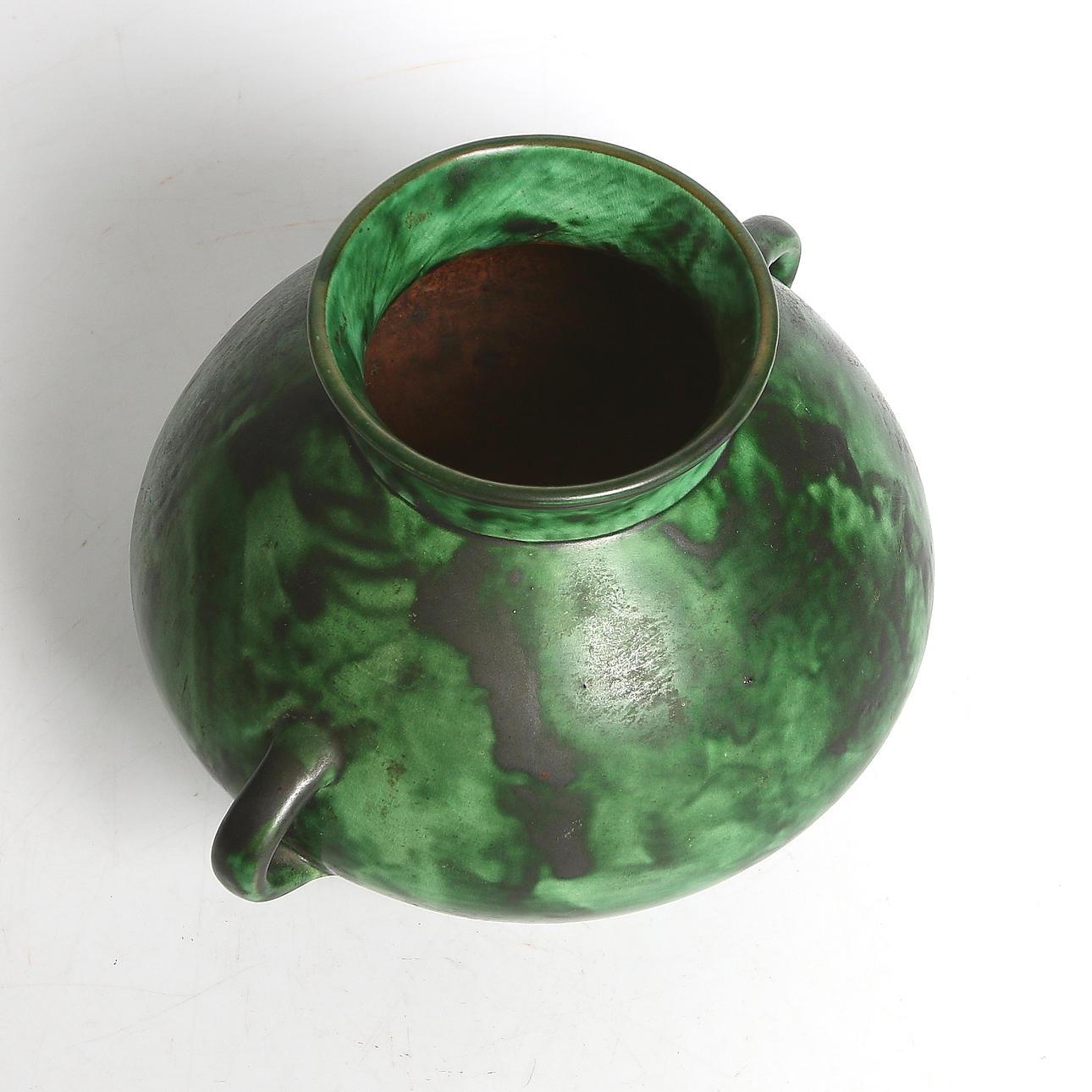 Erik Mornils Keramikvase - Nittsjö, Schweden - Art Deco 1930er Jahre (Schwedisch) im Angebot