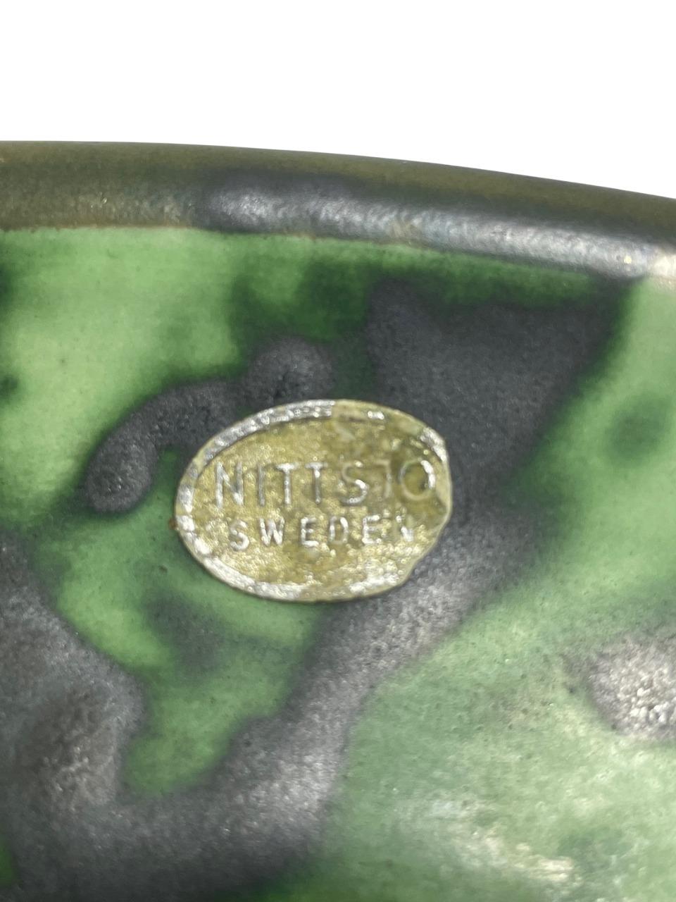 Swedish Erik Mornils decorative bowl/base - Nittsjö, Sweden For Sale