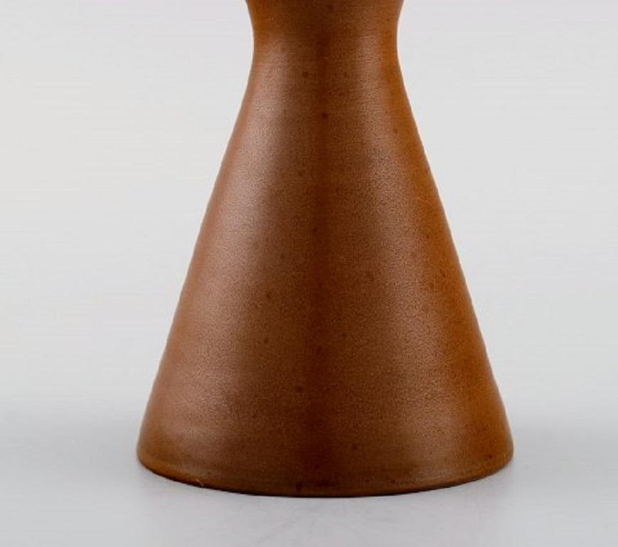 Swedish Erik Mornils for Nittsjö, Sweden, Vase in Glazed Ceramics, Mid-20th Century