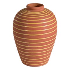 Erik Mornils, Vase, Steingut, Nittsjö Schweden, 1940er Jahre