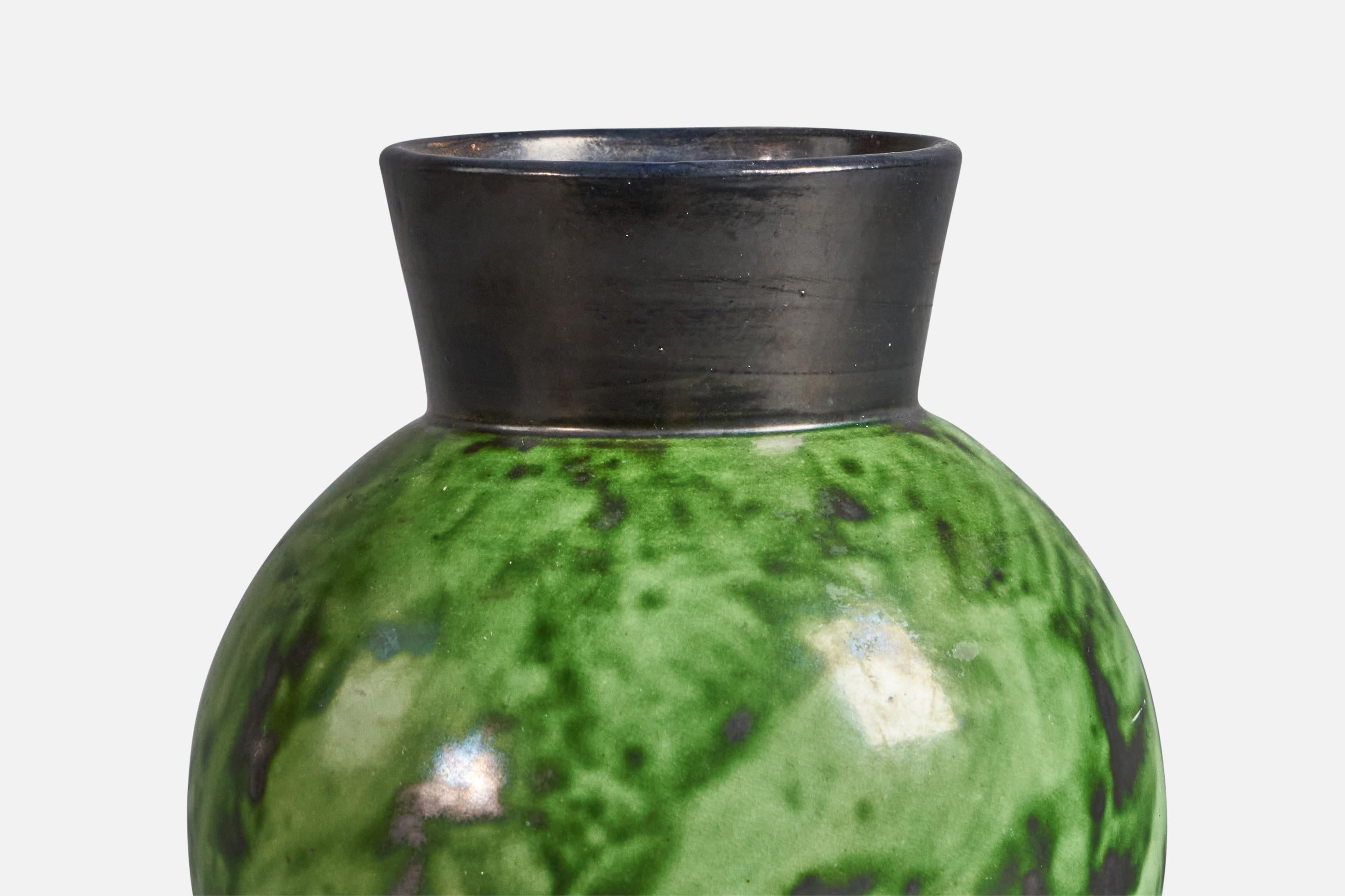Svedese Erik Mornils, Vaso, Terracotta, Svezia, anni '1930 in vendita