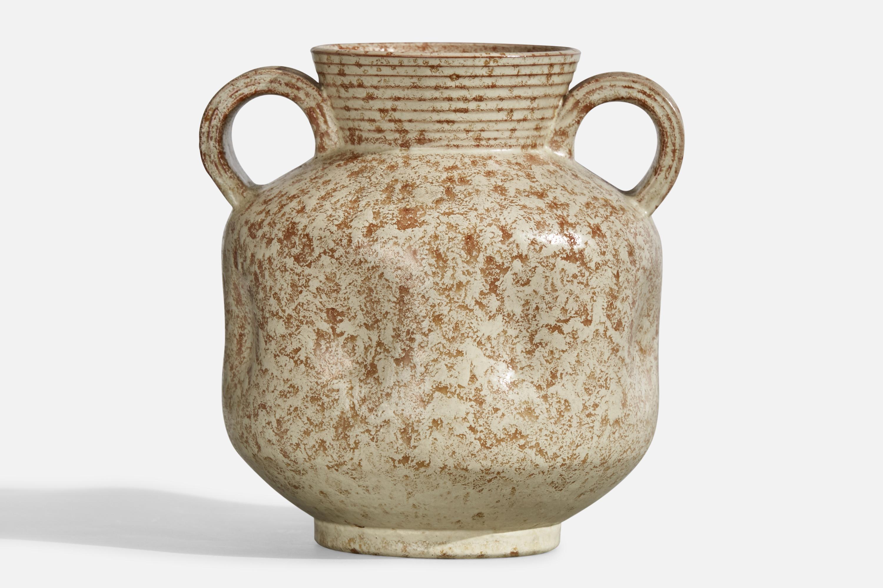 Erik Mornils, Vaso, Terracotta, Svezia, anni '1930 In condizioni buone in vendita a High Point, NC