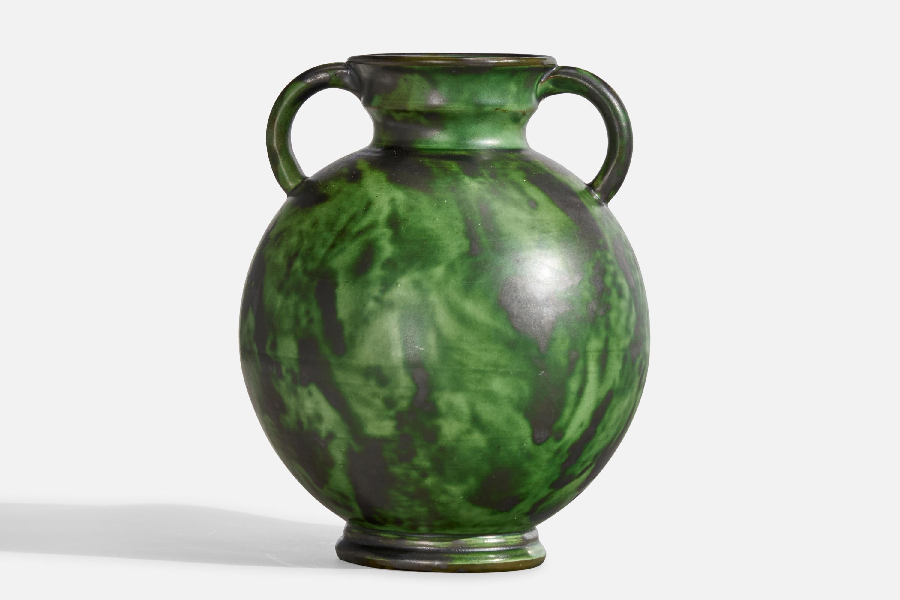 Svedese Erik Mornils, Vaso, Terracotta, Svezia, anni '1930 in vendita