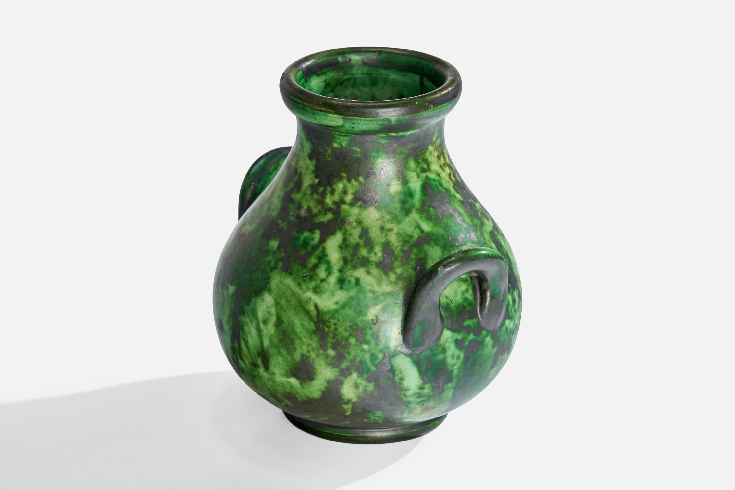 Svedese Erik Mornils, Vaso, Terracotta, Svezia, anni '1930 in vendita