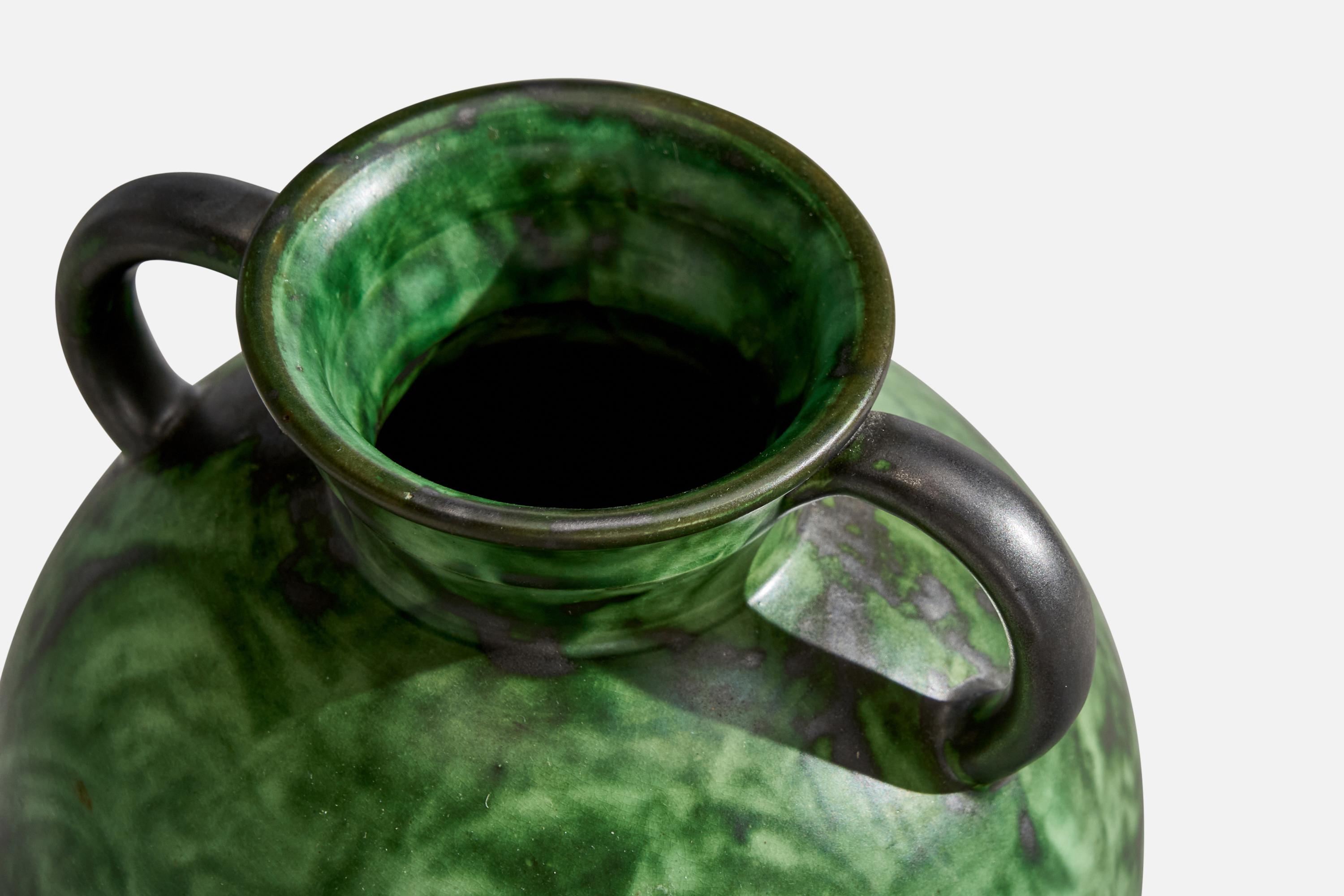 Erik Mornils, Vase, Faïence, Suède, Années 1930 Bon état - En vente à High Point, NC