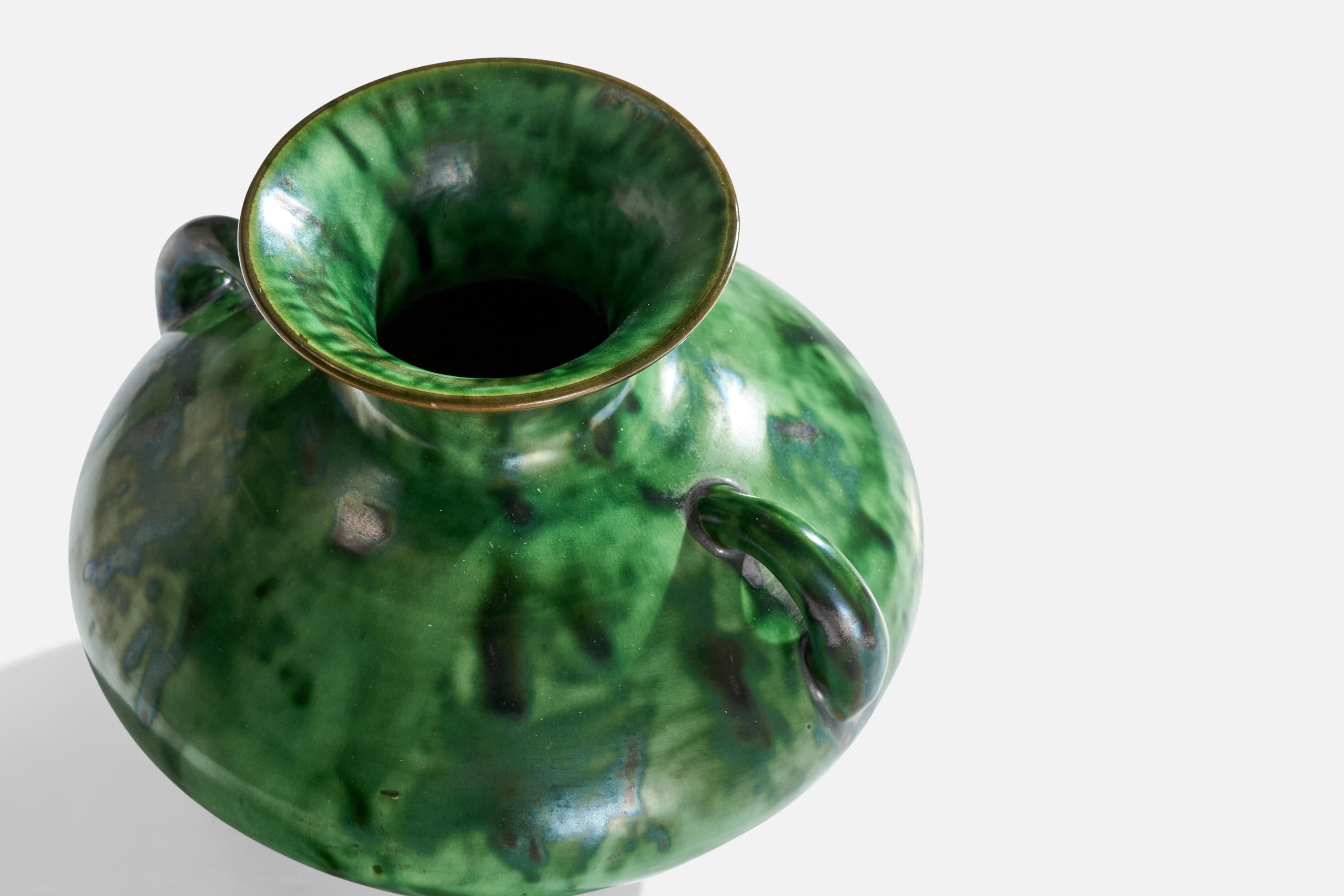 Erik Mornils, Vaso, Terracotta, Svezia, anni '1930 In condizioni buone in vendita a High Point, NC