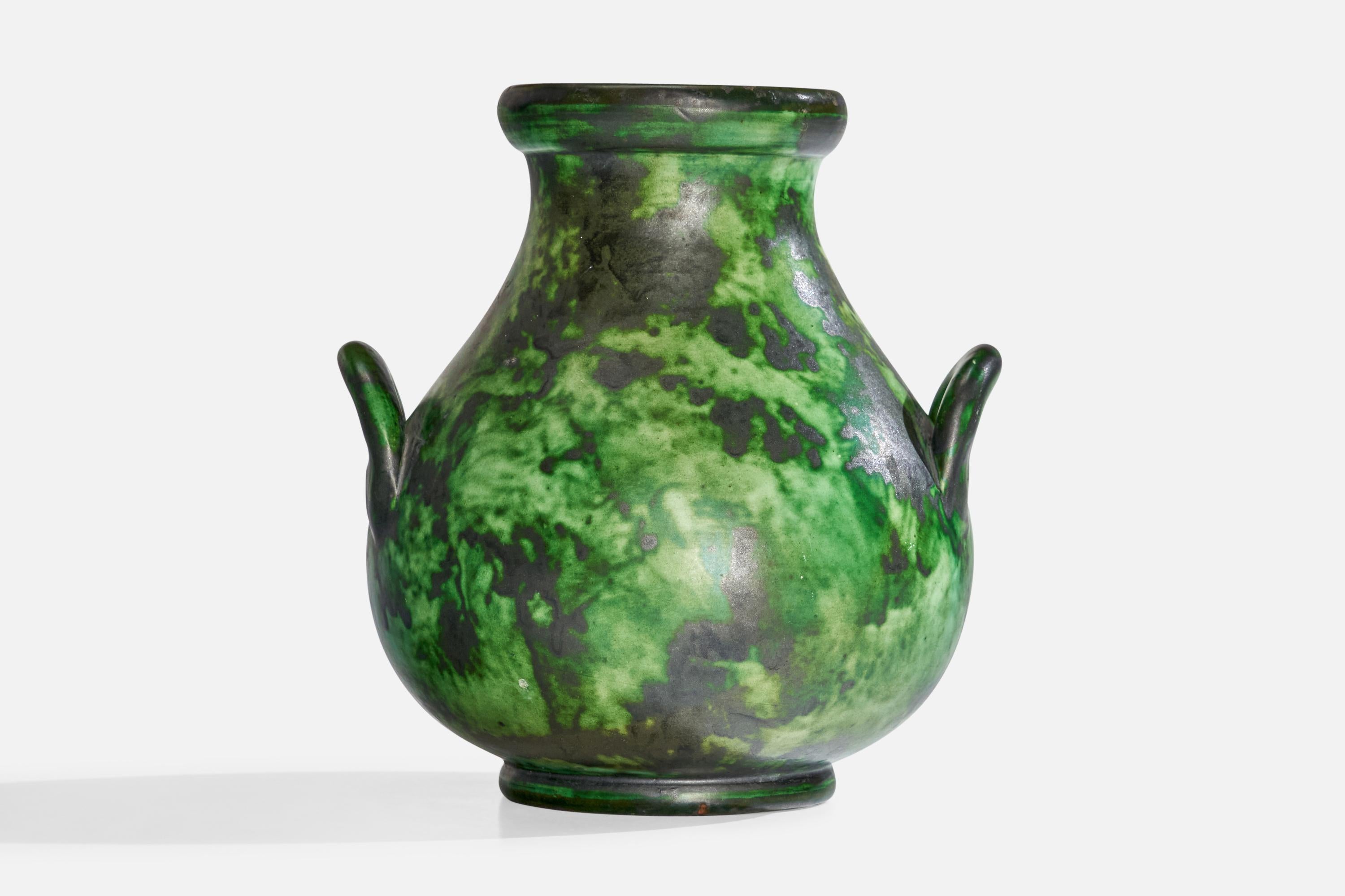 Erik Mornils, Vaso, Terracotta, Svezia, anni '1930 In condizioni buone in vendita a High Point, NC