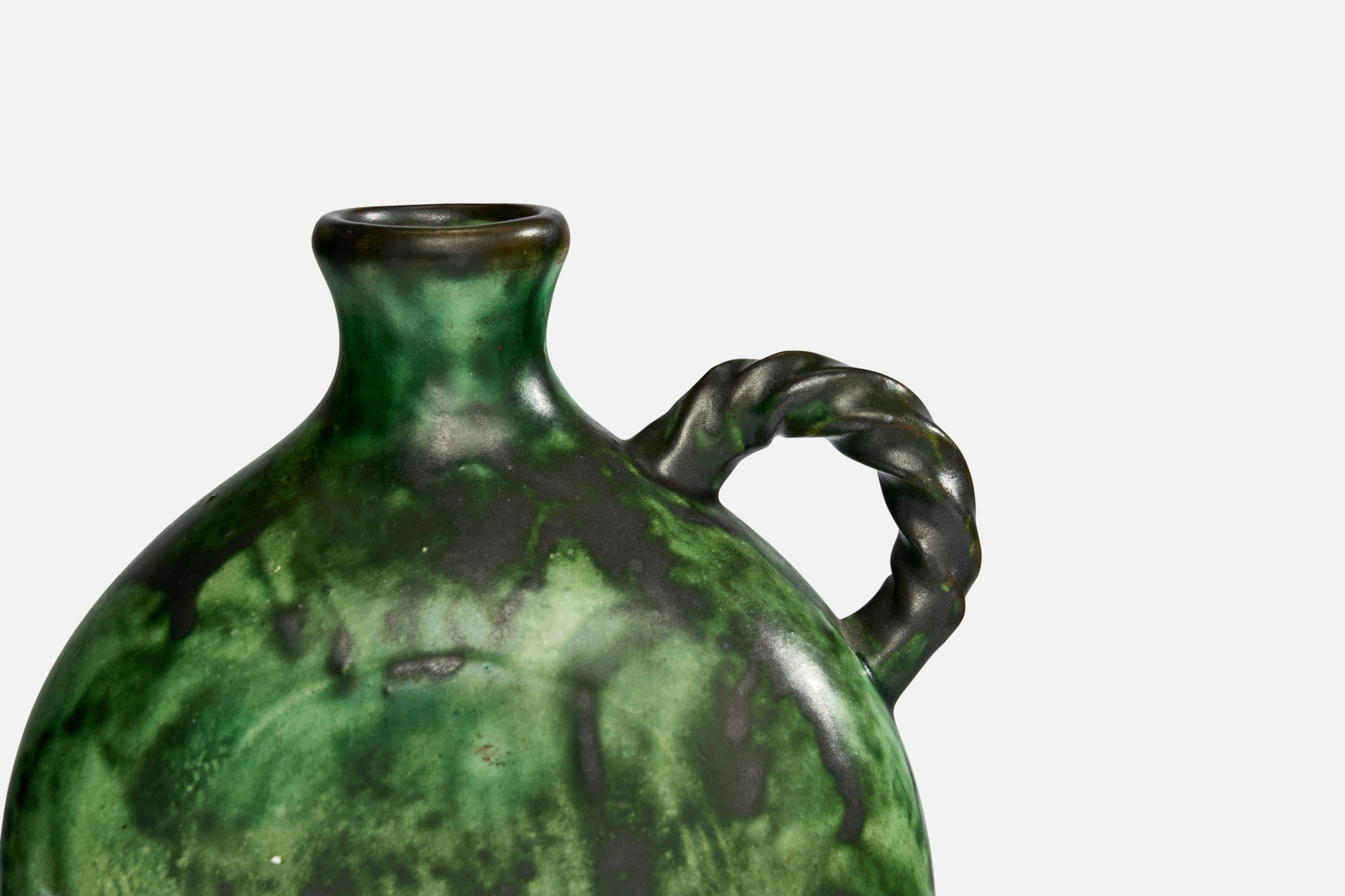 Mid-20th Century Erik Mornils, Vase, Earthenware, Sweden 1930s For Sale