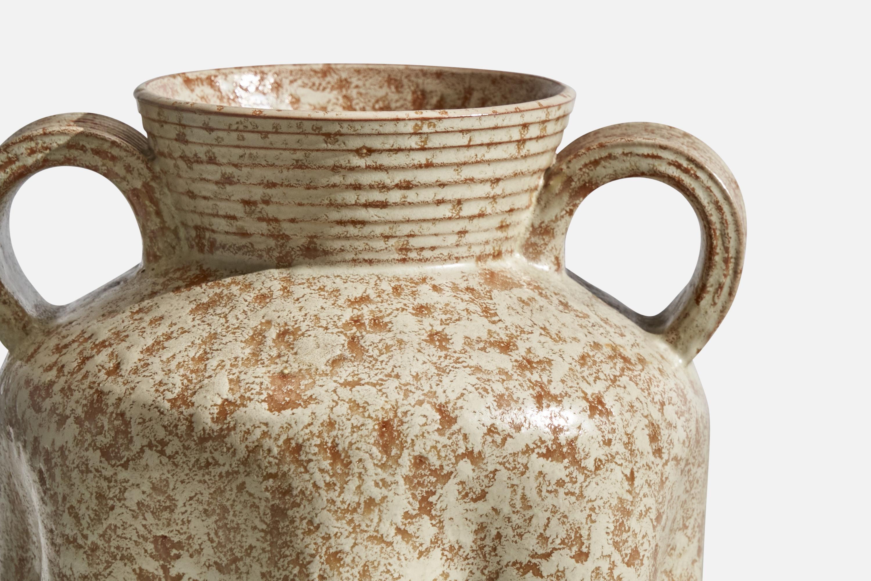 Cotto Erik Mornils, Vaso, Terracotta, Svezia, anni '1930 in vendita
