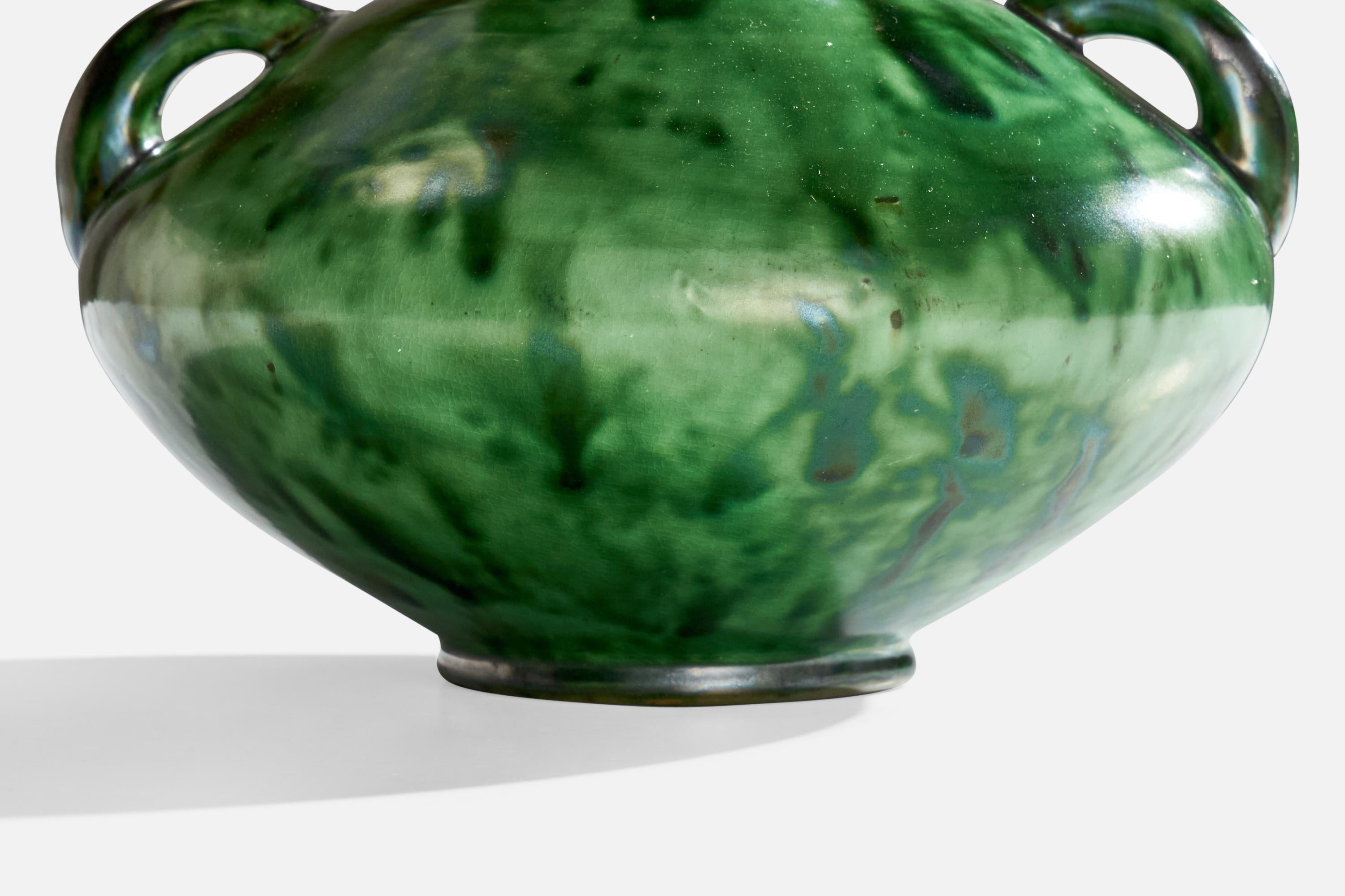 Cotto Erik Mornils, Vaso, Terracotta, Svezia, anni '1930 in vendita