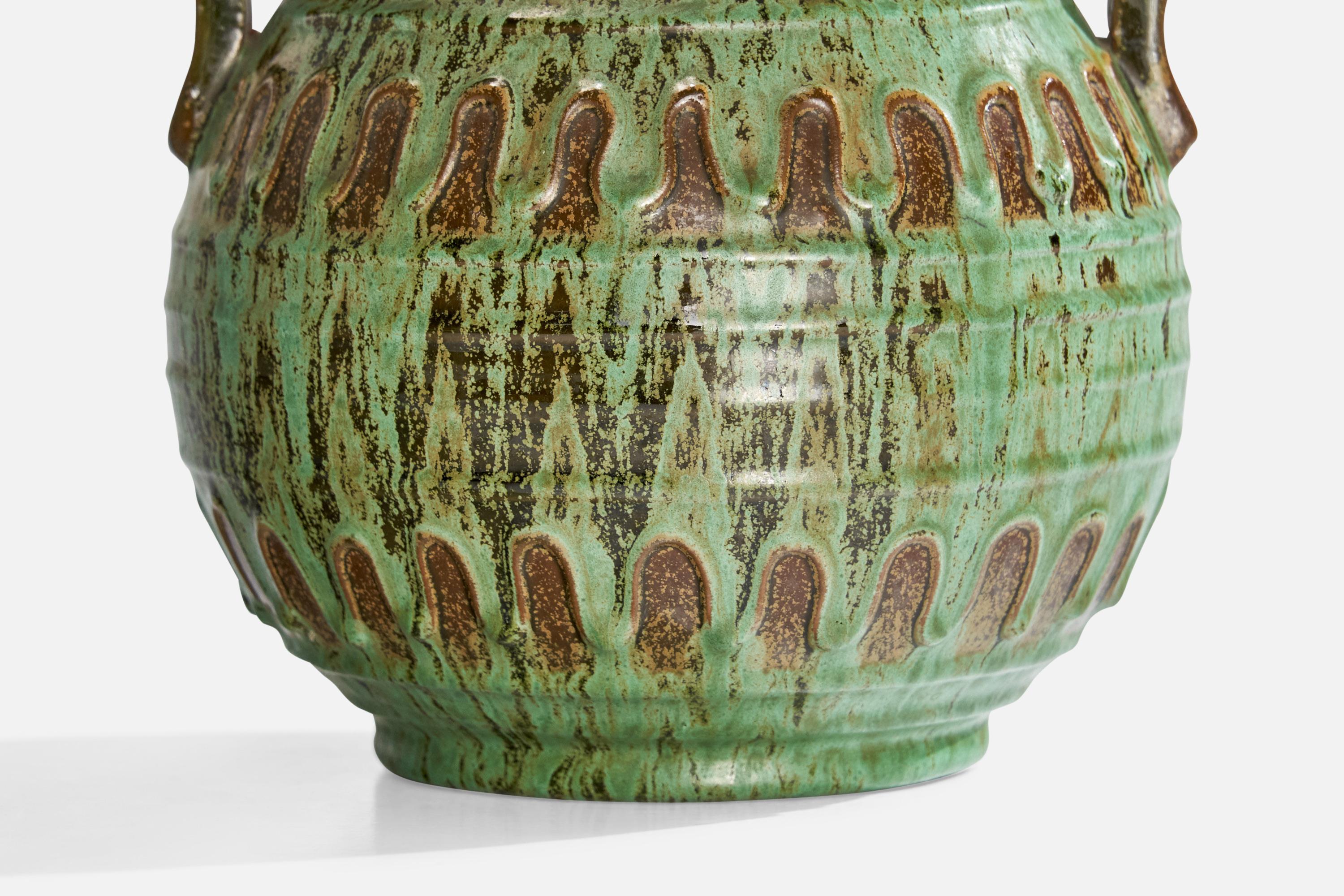 Erik Mornils, Vaso, Terracotta, Svezia, anni '1930 in vendita 1