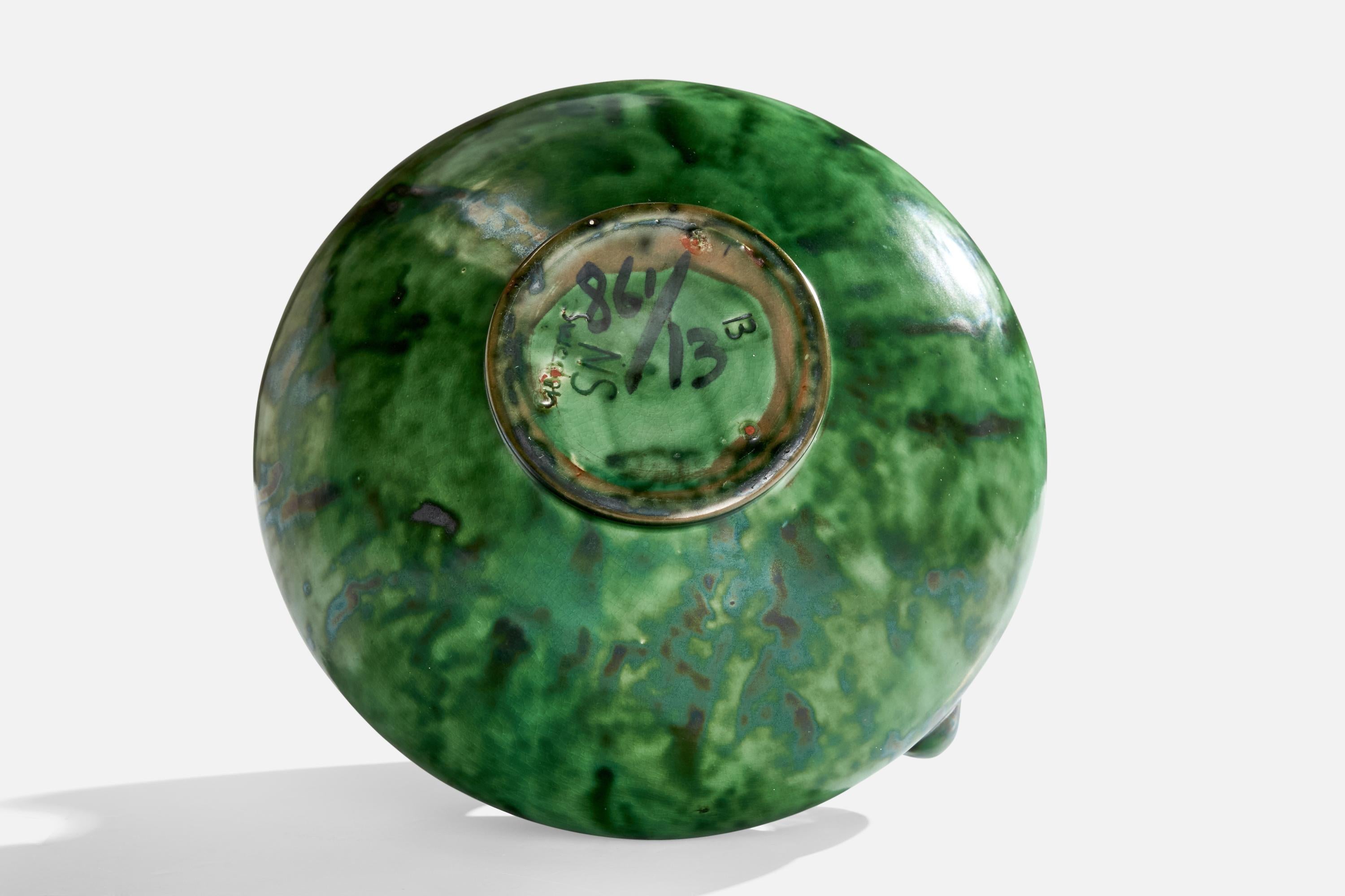 Erik Mornils, Vaso, Terracotta, Svezia, anni '1930 in vendita 2