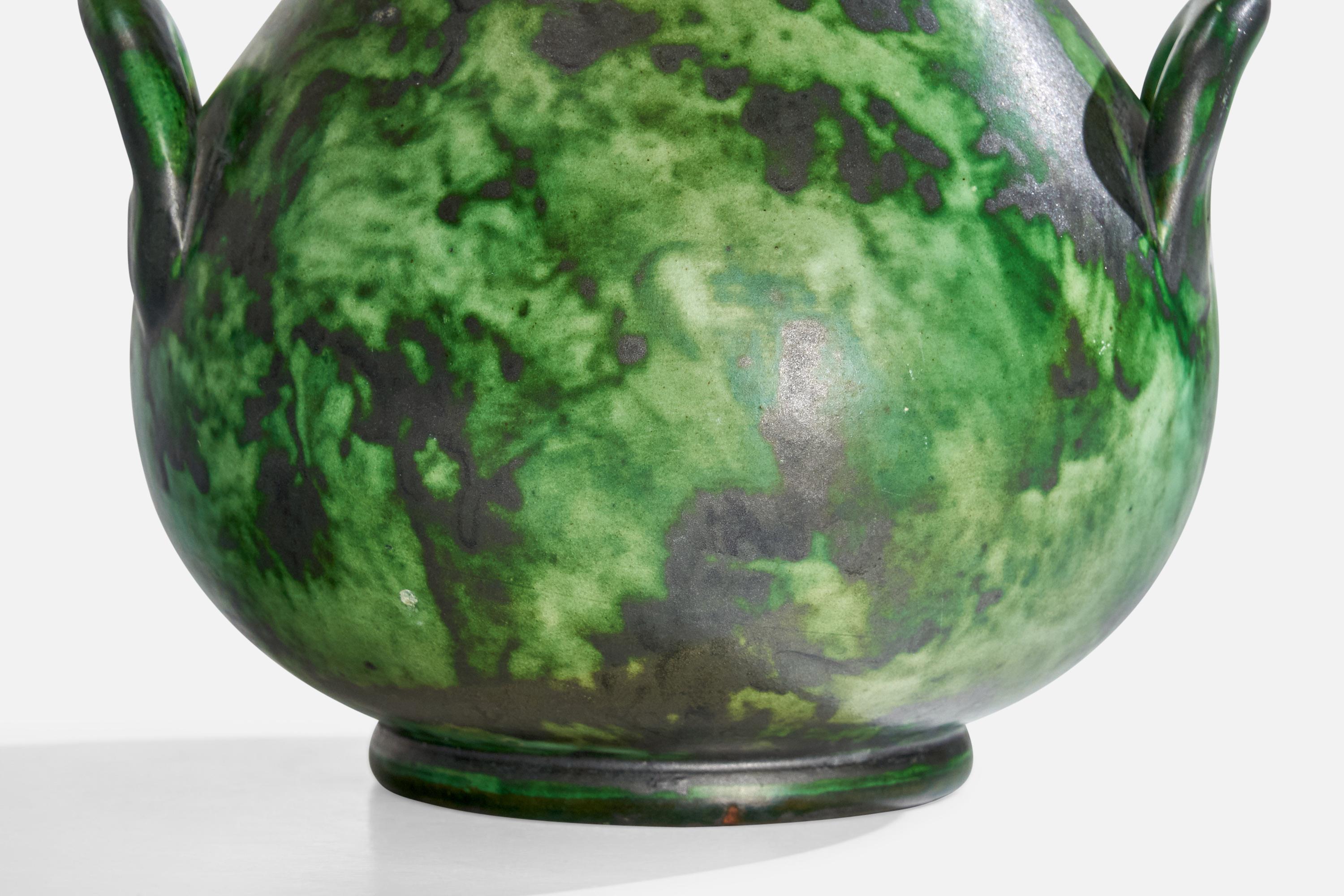 Erik Mornils, Vaso, Terracotta, Svezia, anni '1930 in vendita 2