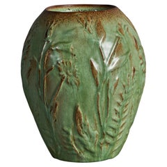Erik Mornils, Vase, Earthenware, Sweden, 1930s