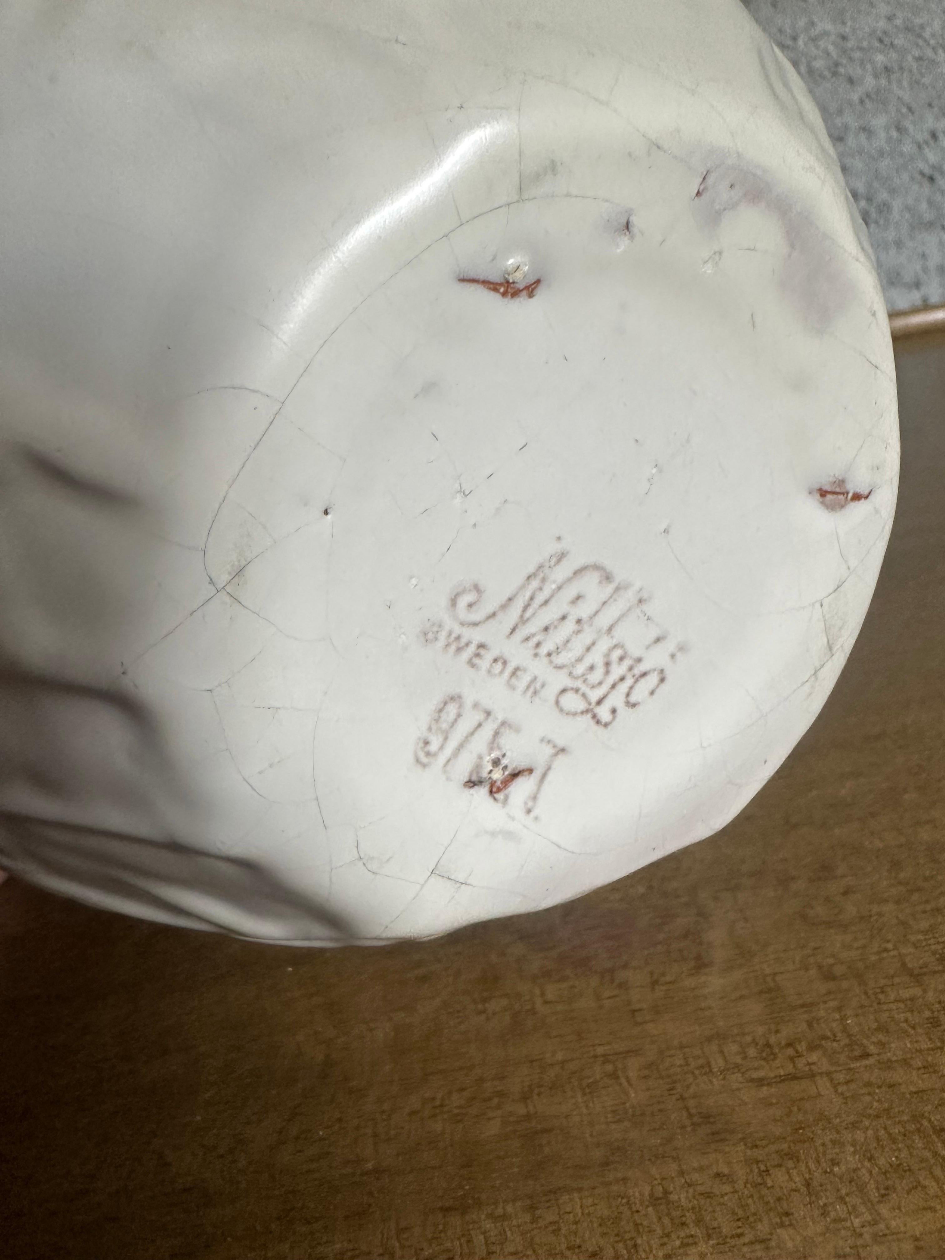 Metà XX secolo Vaso di Erik Mornils per Nitssjö, Svezia, anni '30 in vendita