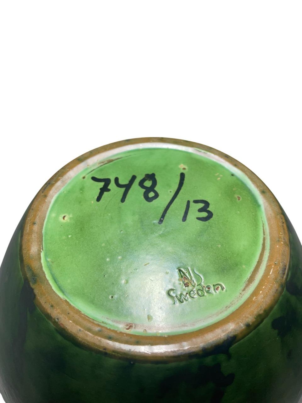 Metà XX secolo Vaso Erik Mornils - Nittsjö, Svezia in vendita