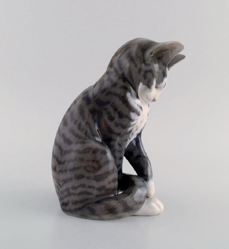 royal copenhagen cat figurines