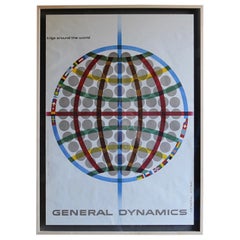 Affiche "General Atomic" d'Erik Nitsche pour General Dynamics, vers 1958