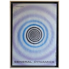 Vintage Erik Nitsche "Liquid Carbonic" Poster for General Dynamics, circa 1960