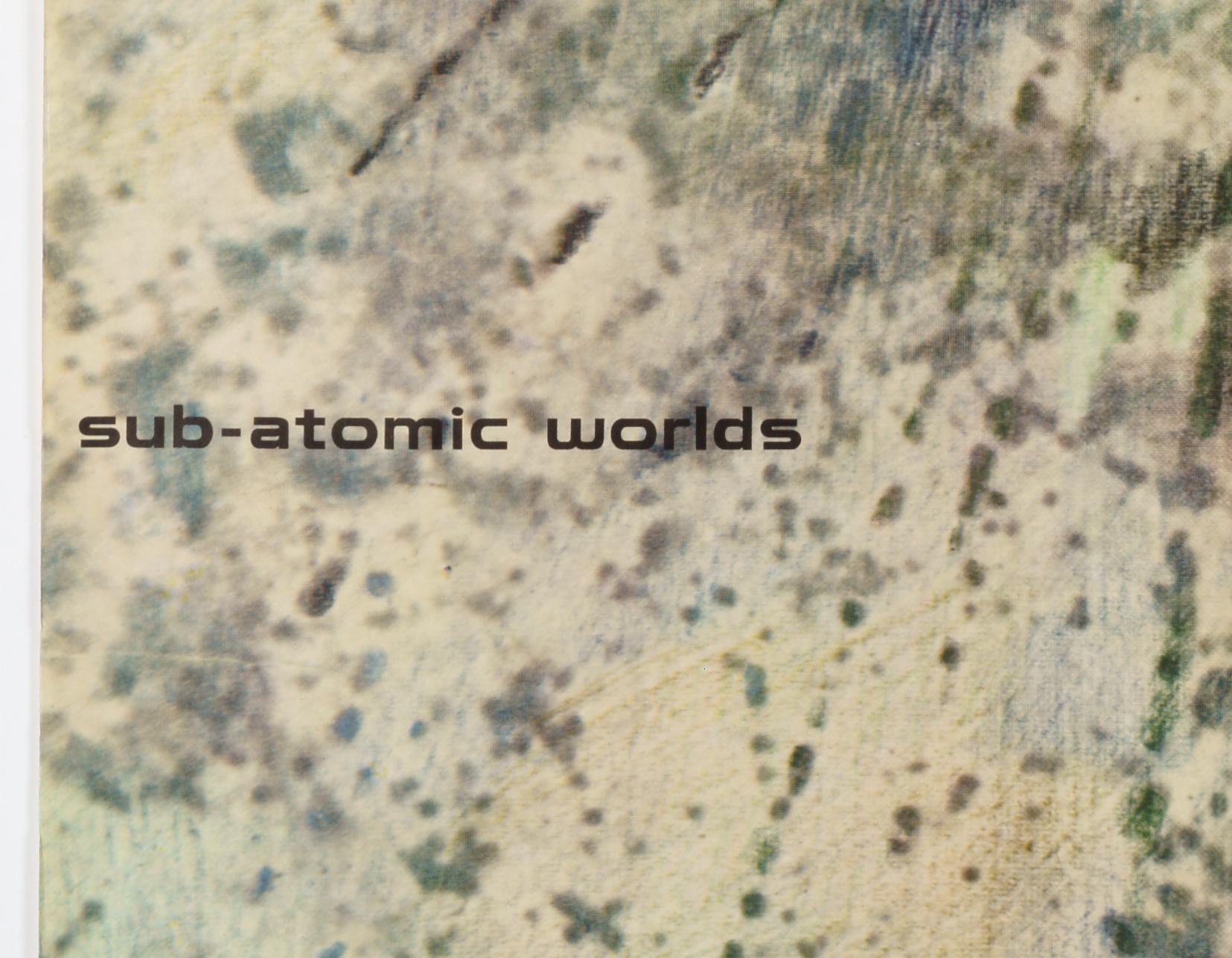 General Dynamics, Exploring the Universe, Worlds Sub-Atomic Poster d'origine - Print de Erik Nitsche
