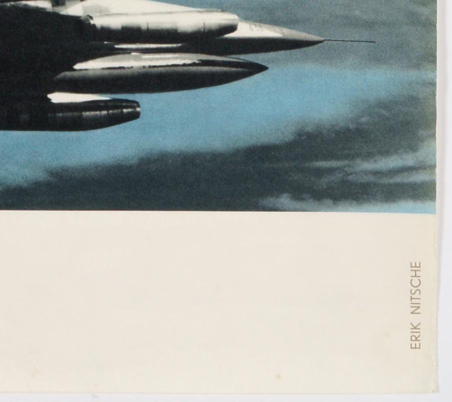 General Dynamics, Exhibition at the Rockefeller Plaza – Original Vintage Poster  - Print by Erik Nitsche