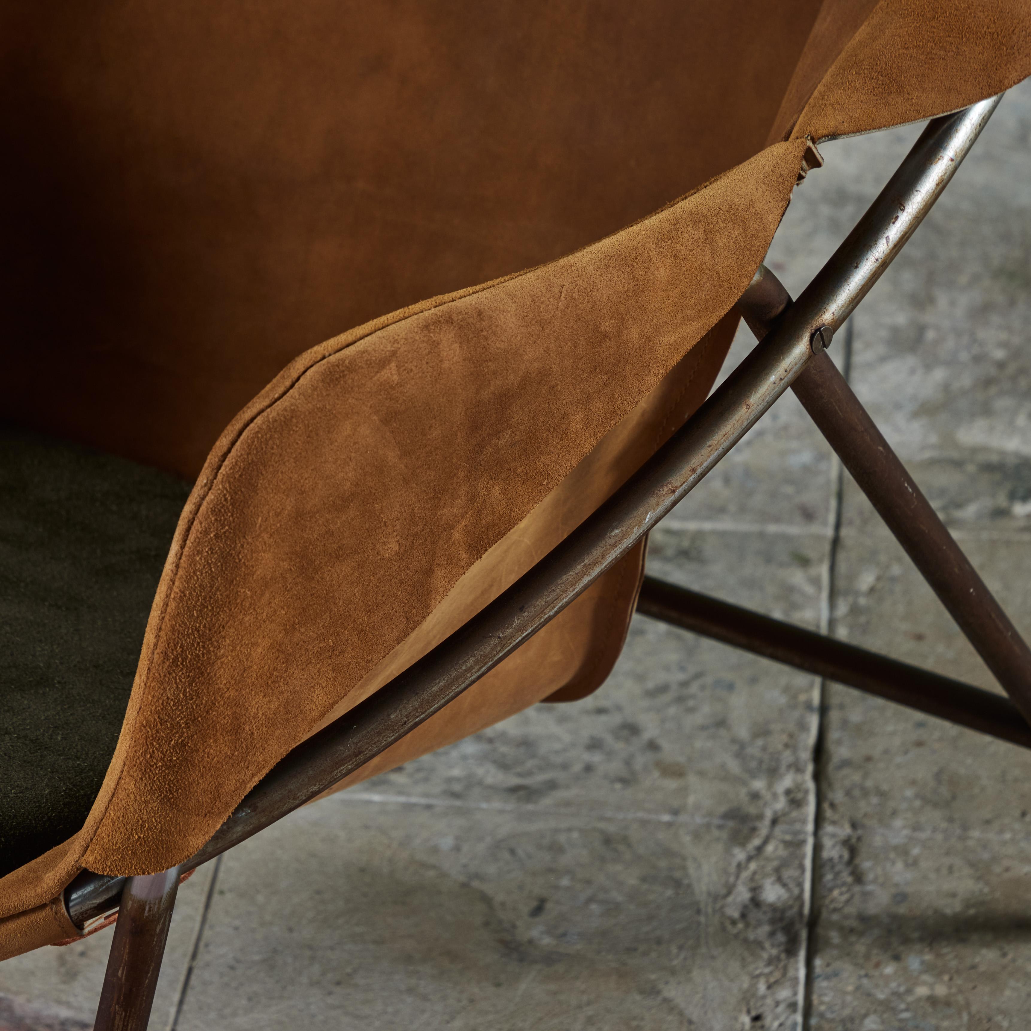 Erik Ole Jorgensen BO-360 Leather Lounge Chair for Bovirke For Sale 3